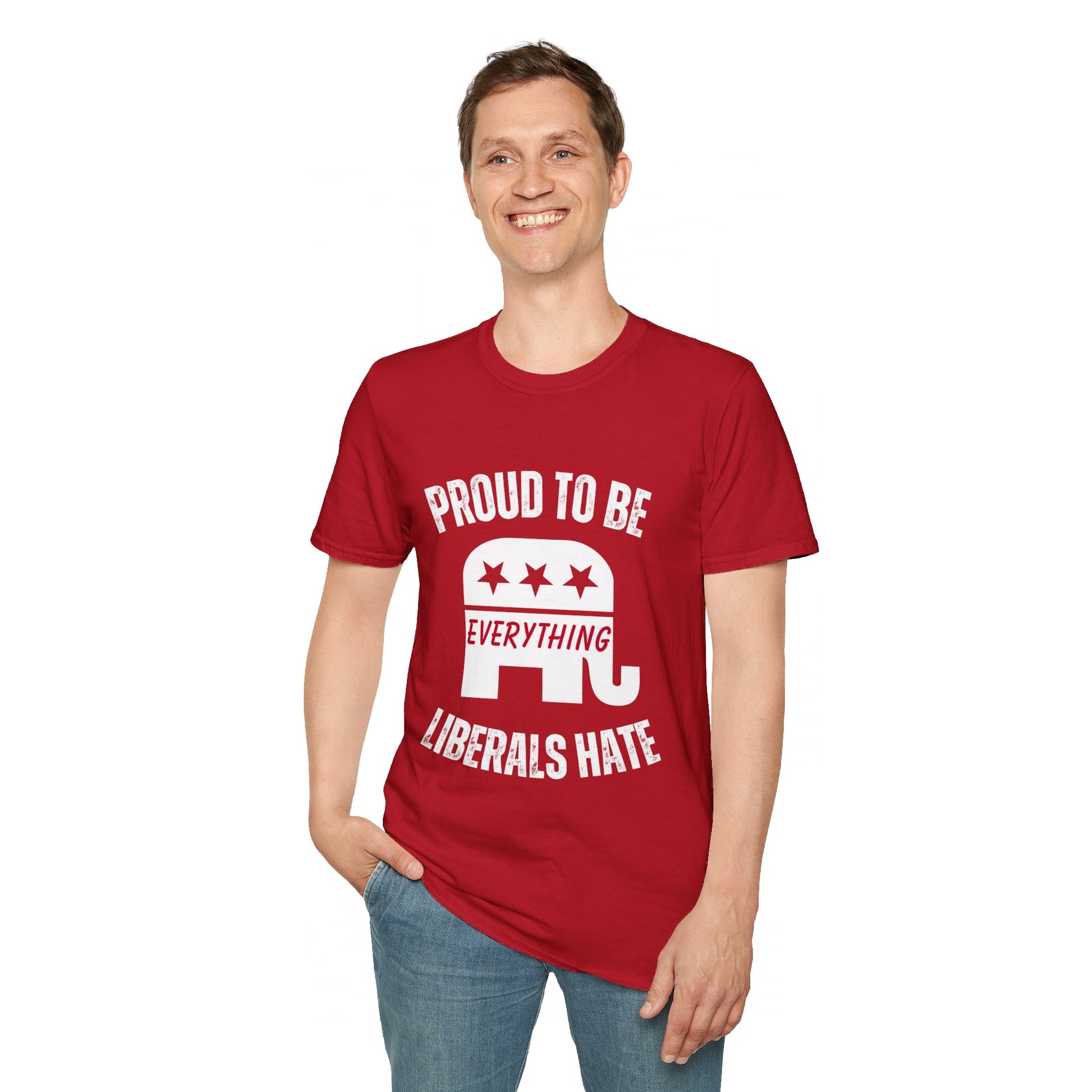 Proud to Be Men's Tshirt (White Logo) - Sweet Baby Jeez Teez