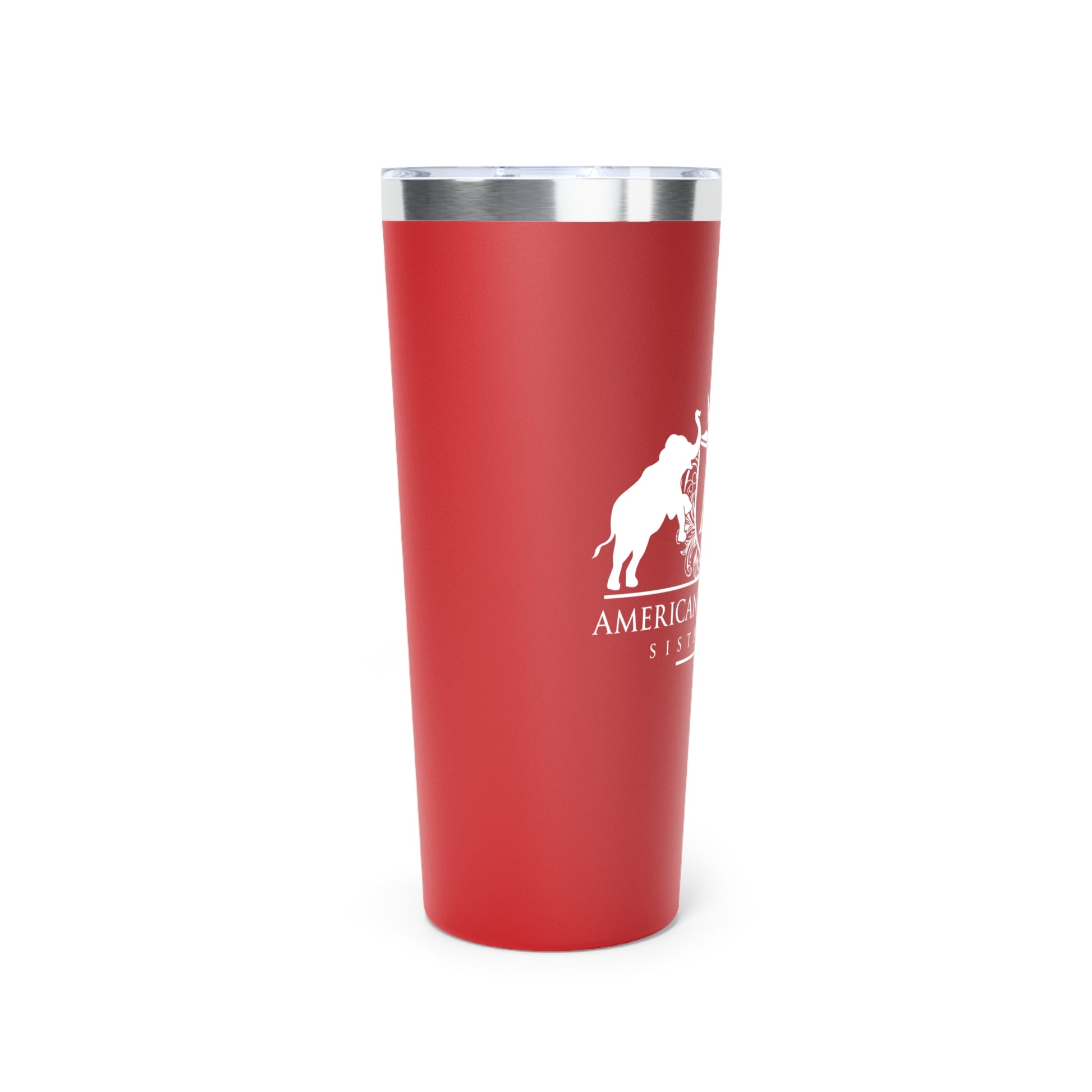 ARS White Logo Copper Vacuum Insulated Tumbler, 22oz - Sweet Baby Jeez Teez