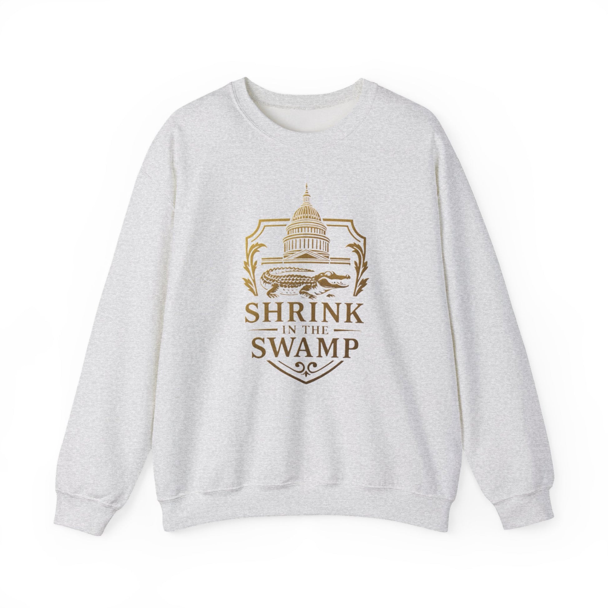 Shrink in the Swamp [TM] Unisex Crewneck Sweatshirt - Sweet Baby Jeez Teez