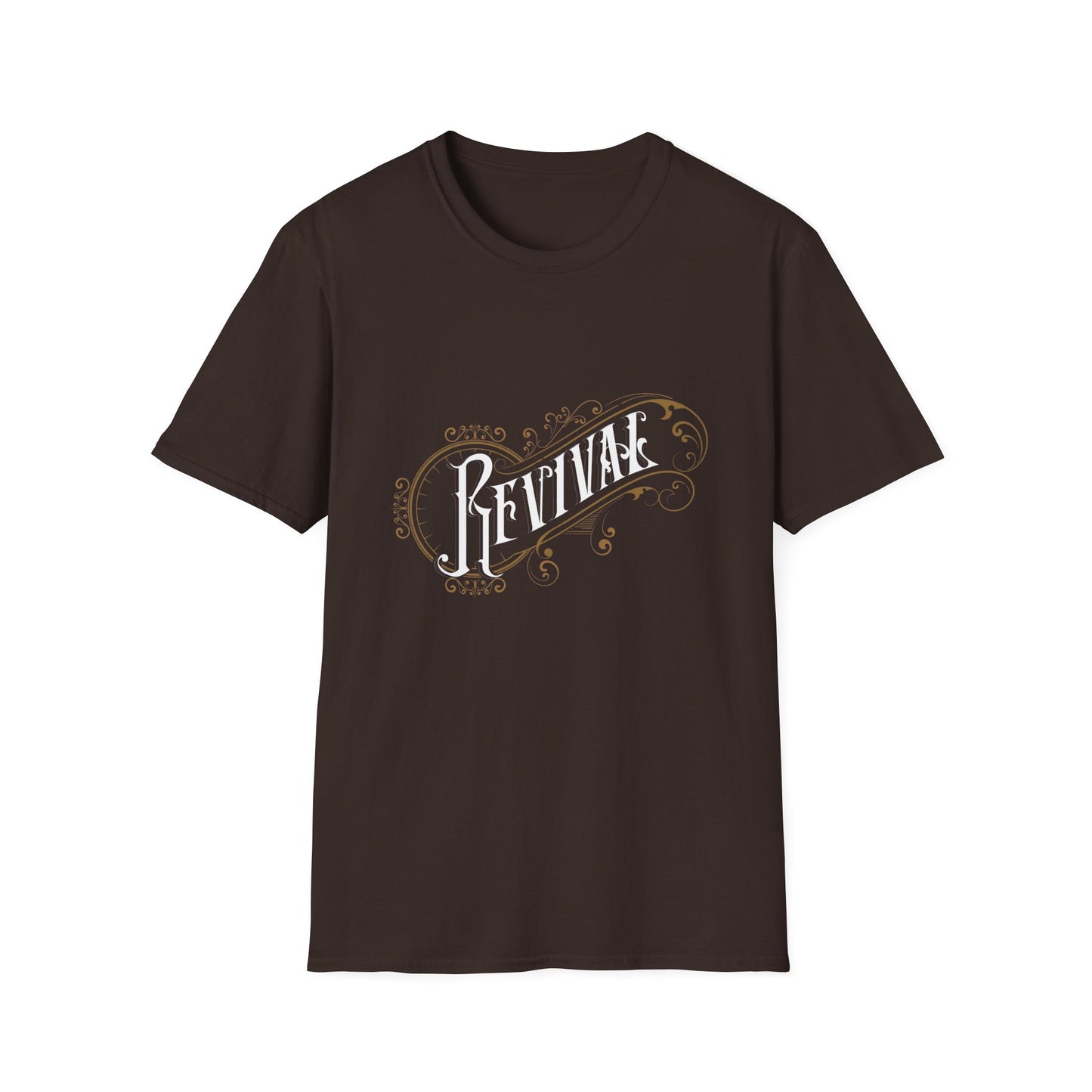 Revival Softstyle Men's Christian T-Shirt (Vintage Logo) - Sweet Baby Jeez Teez