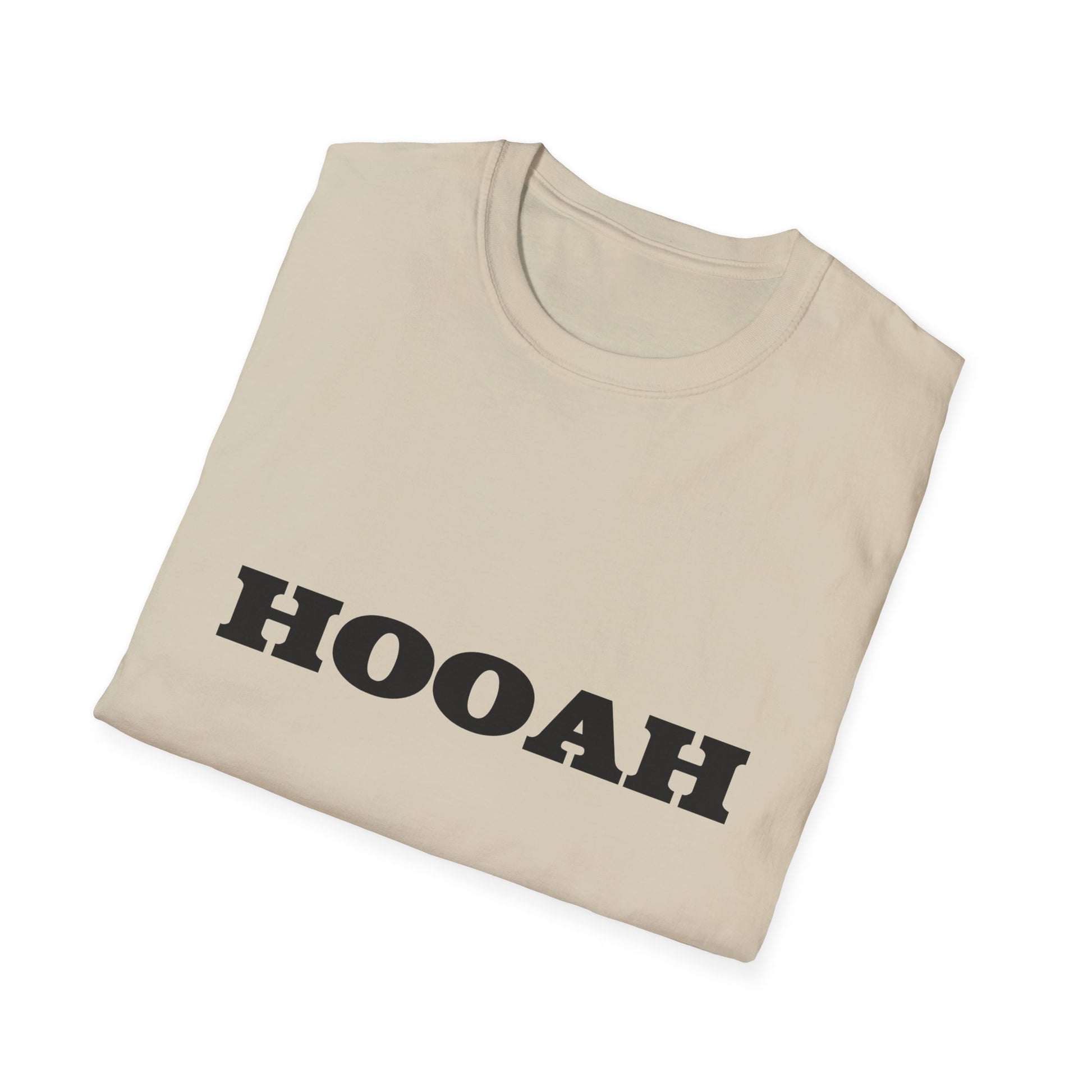 HOOAH (Army) Unisex Tshirt (MM Black Logo) - Sweet Baby Jeez Teez