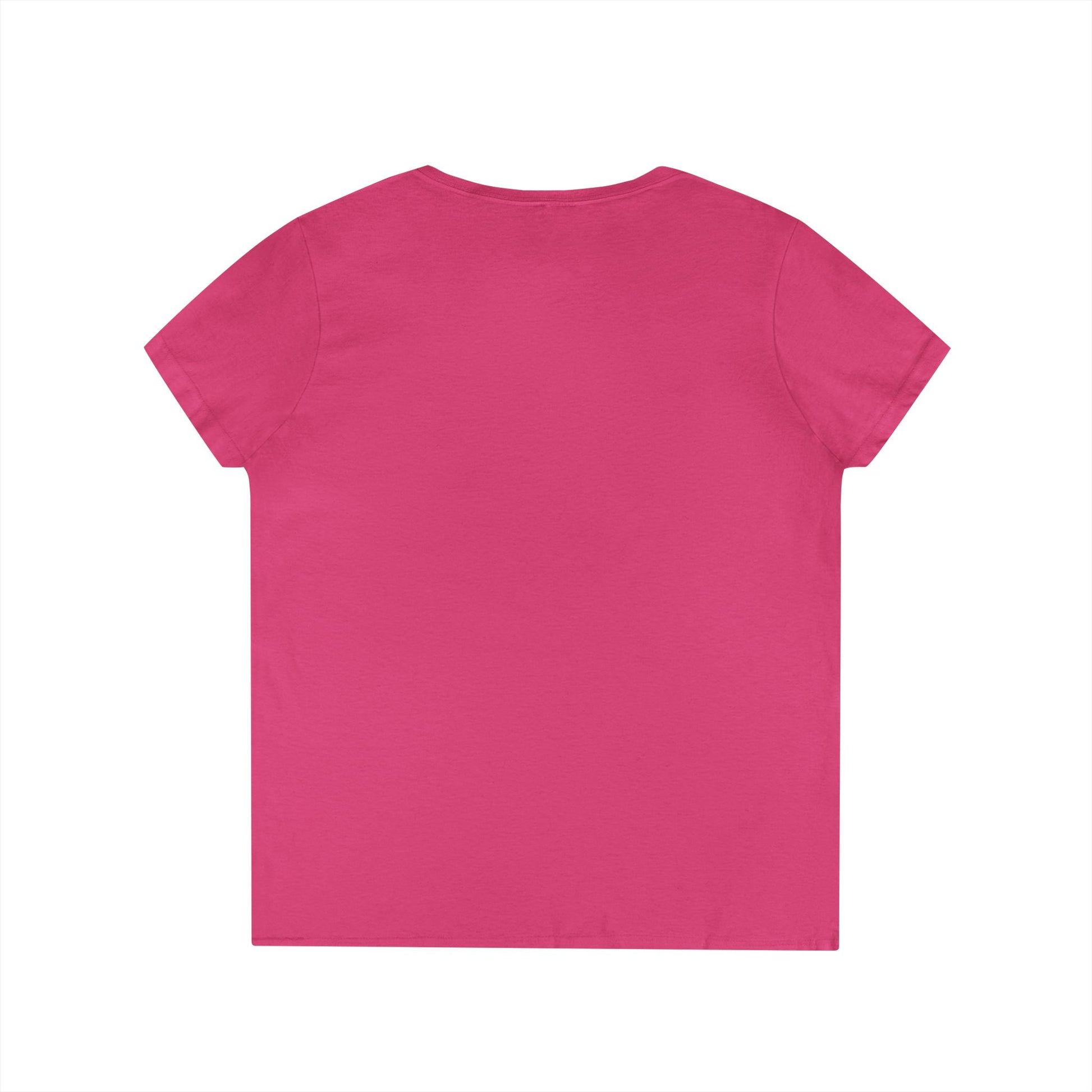ARS Prayer Brigade Ladies' V-Neck T-Shirt (Purple with Aqua Logo) - Sweet Baby Jeez Teez