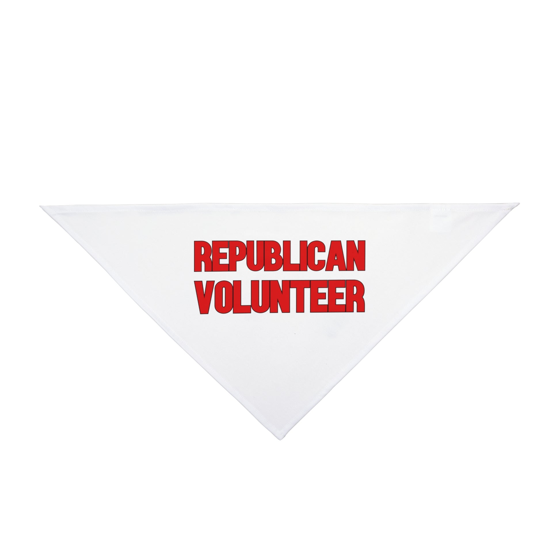 Republican Volunteer Pet Bandana (Red Logo) - Sweet Baby Jeez Teez