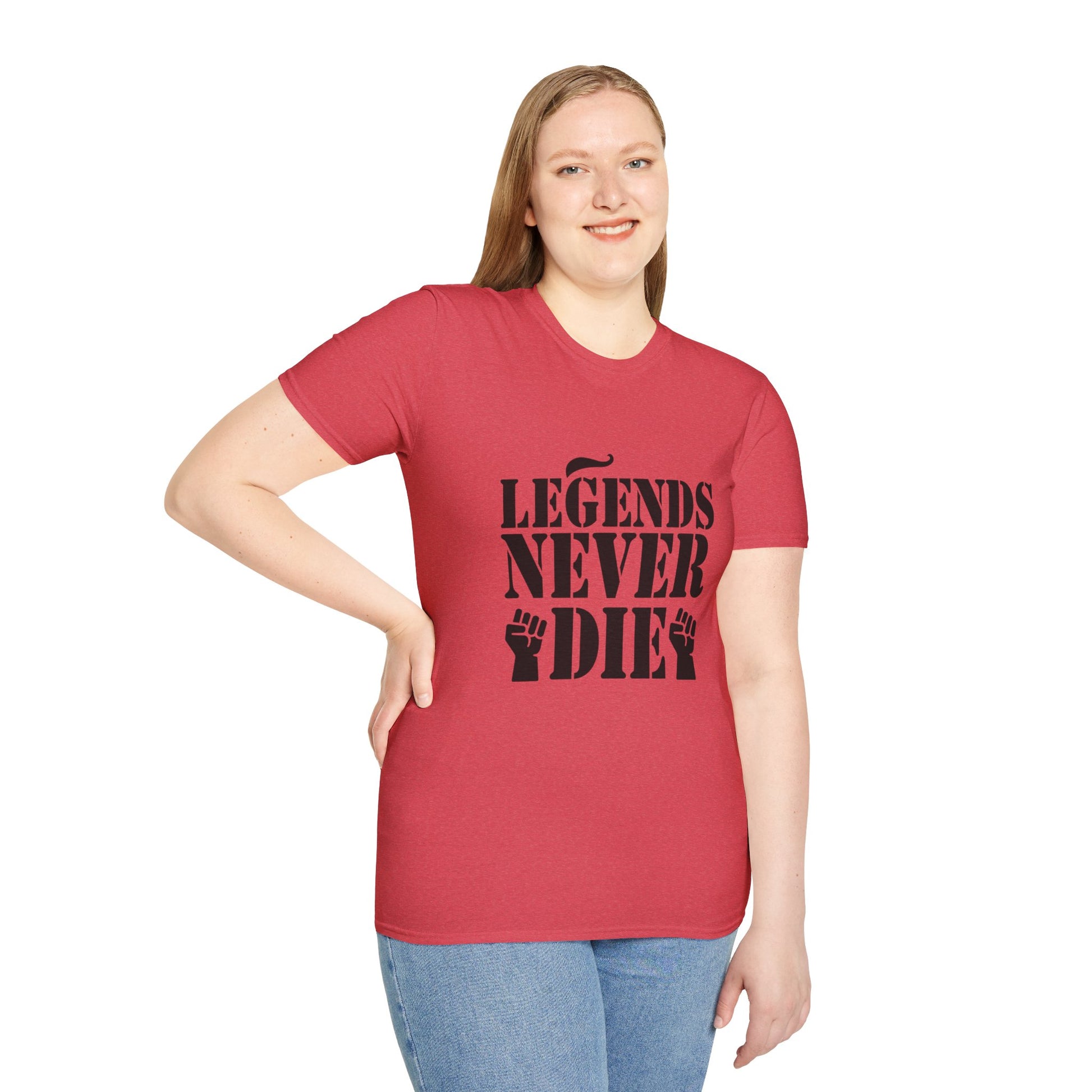 Legends Women's Relaxed/Plus Tshirt (Black Logo) - Sweet Baby Jeez Teez