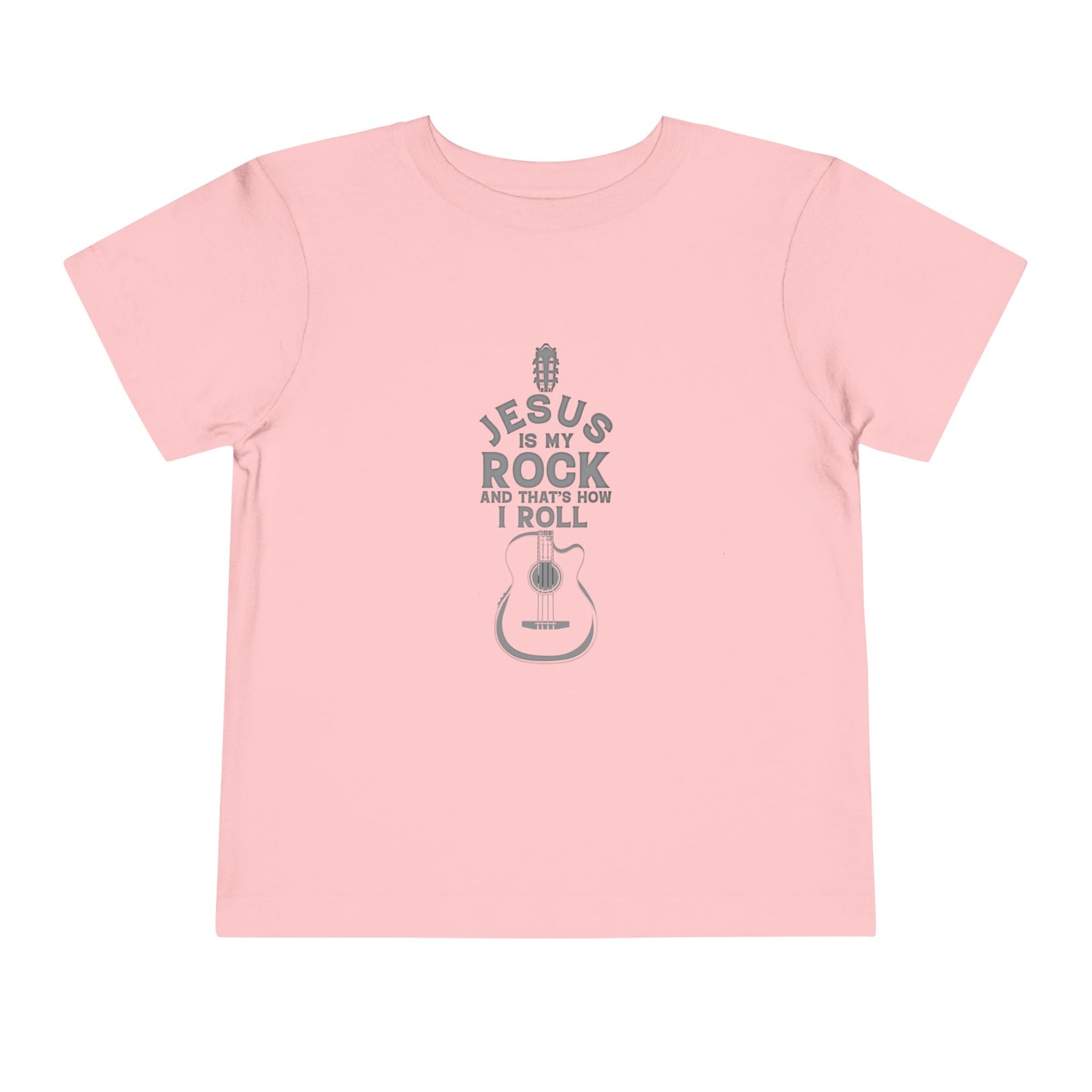Jesus is My Rock Toddler Tshirt (Gray Logo) - Sweet Baby Jeez Teez