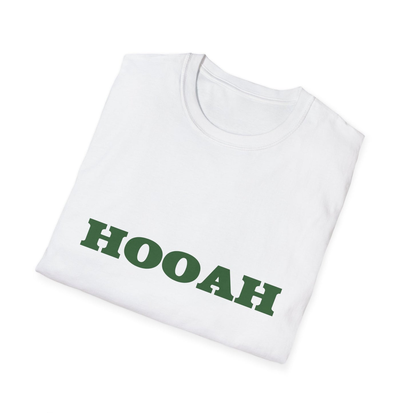HOOAH (Army) Unisex Tshirt (MM Army Green Logo) - Sweet Baby Jeez Teez