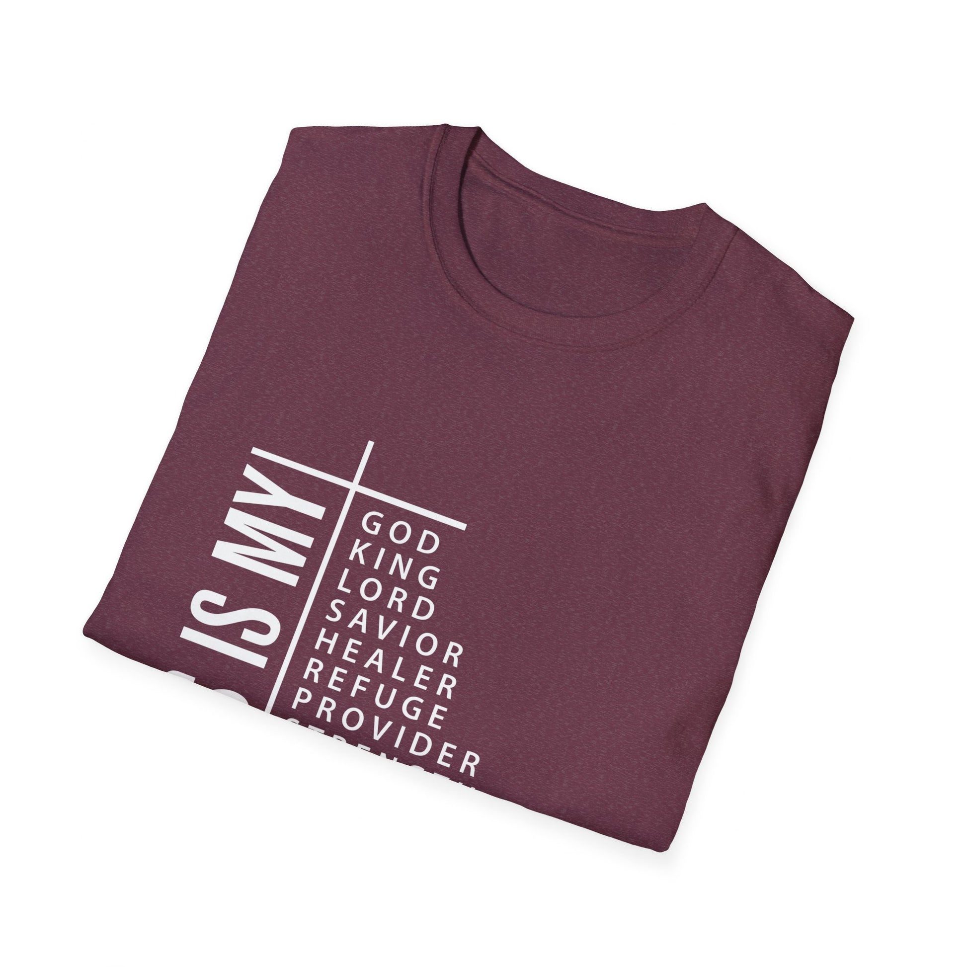 Jesus is My Women's Relaxed/Plus Tshirt (White Logo) - Sweet Baby Jeez Teez