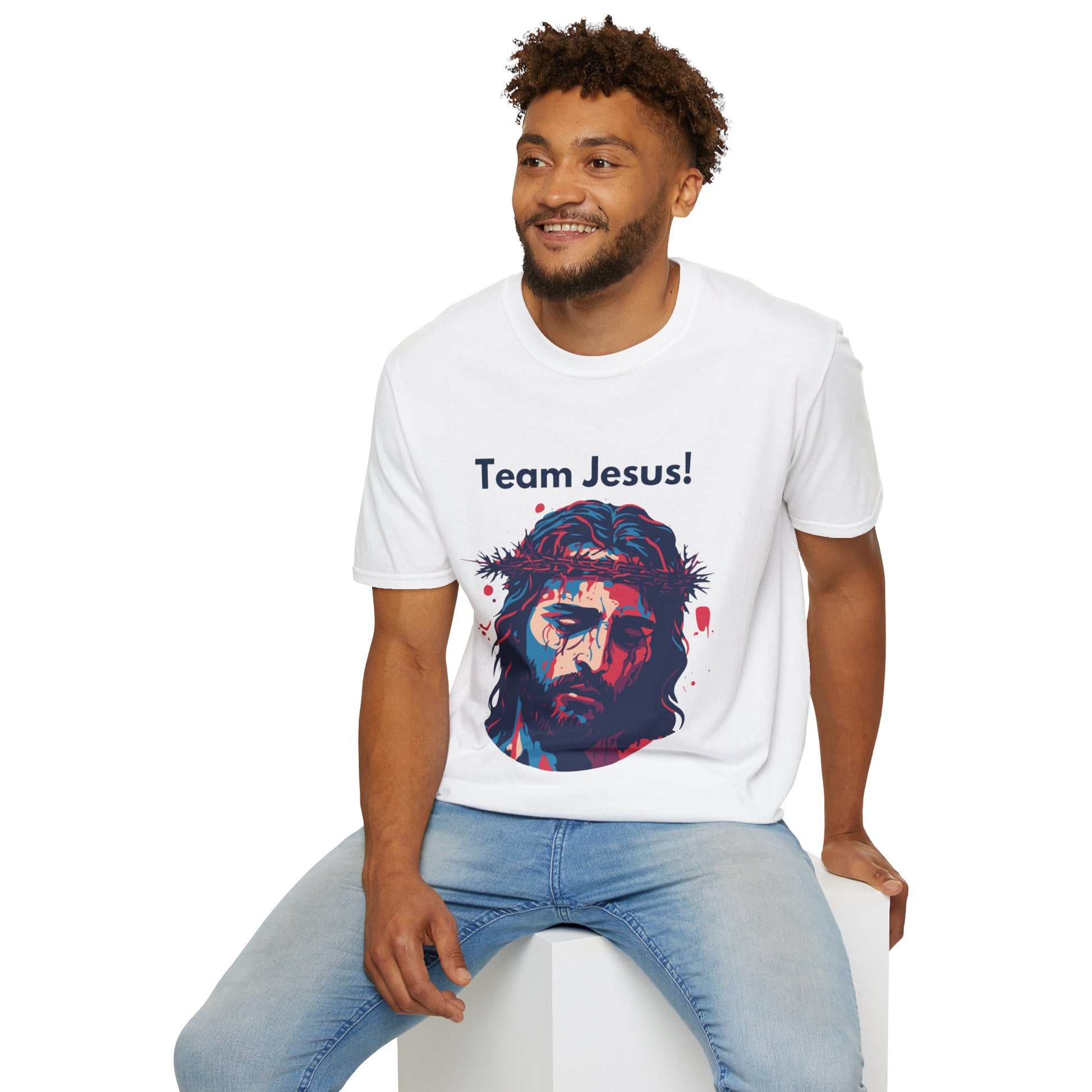 Team Jesus Men's Tshirt S-5XL - Sweet Baby Jeez Teez