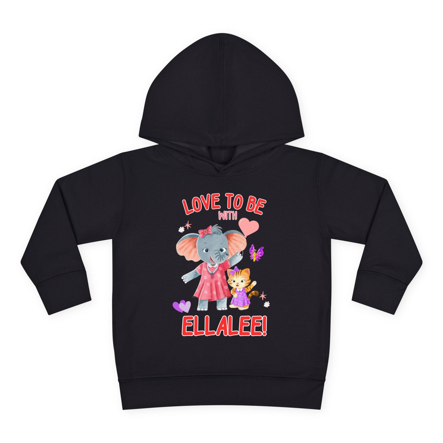 Ellalee the Elephant (TM), Love to be with Ellalee Toddler Hoodie