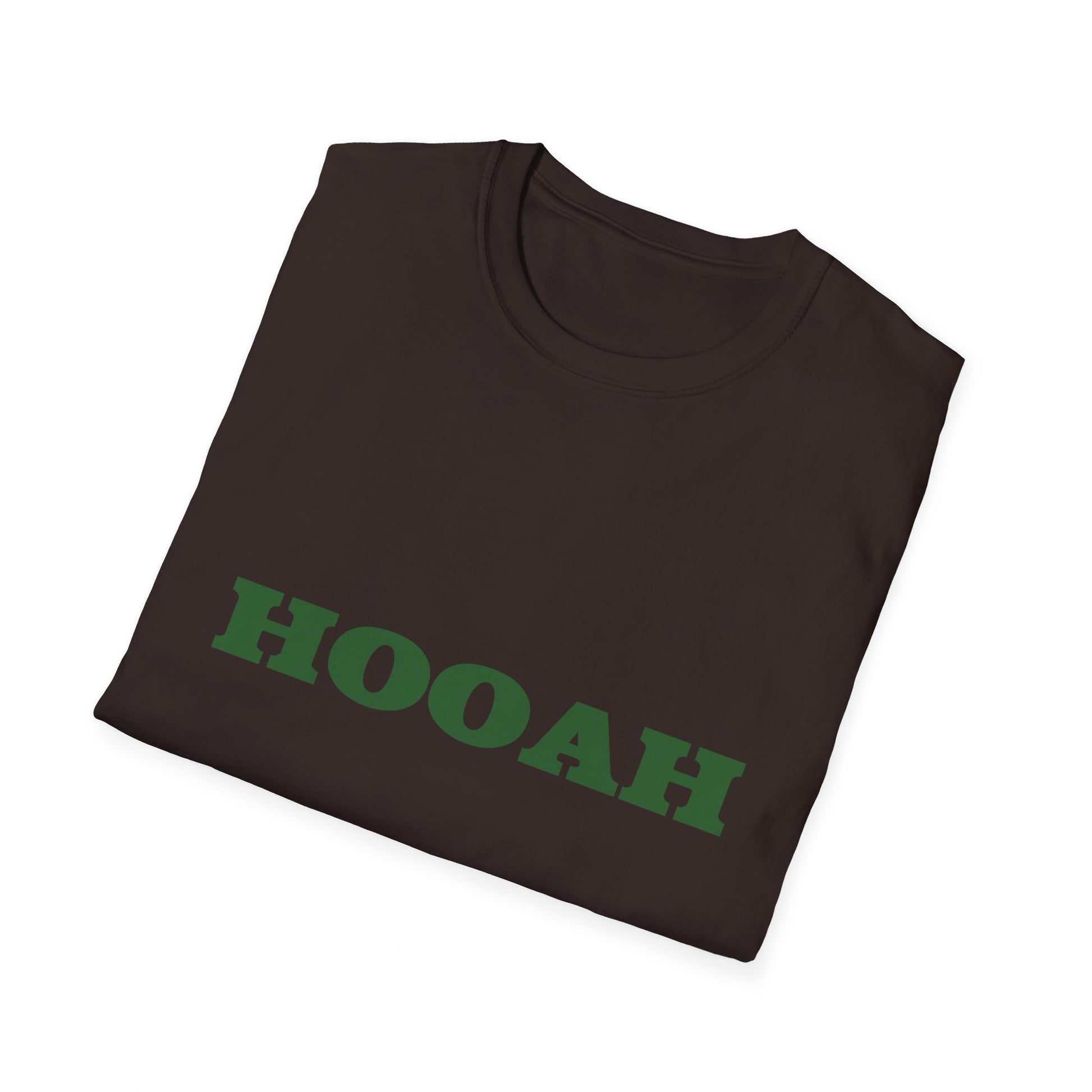 HOOAH (Army) Unisex Tshirt (MM Army Green Logo) - Sweet Baby Jeez Teez