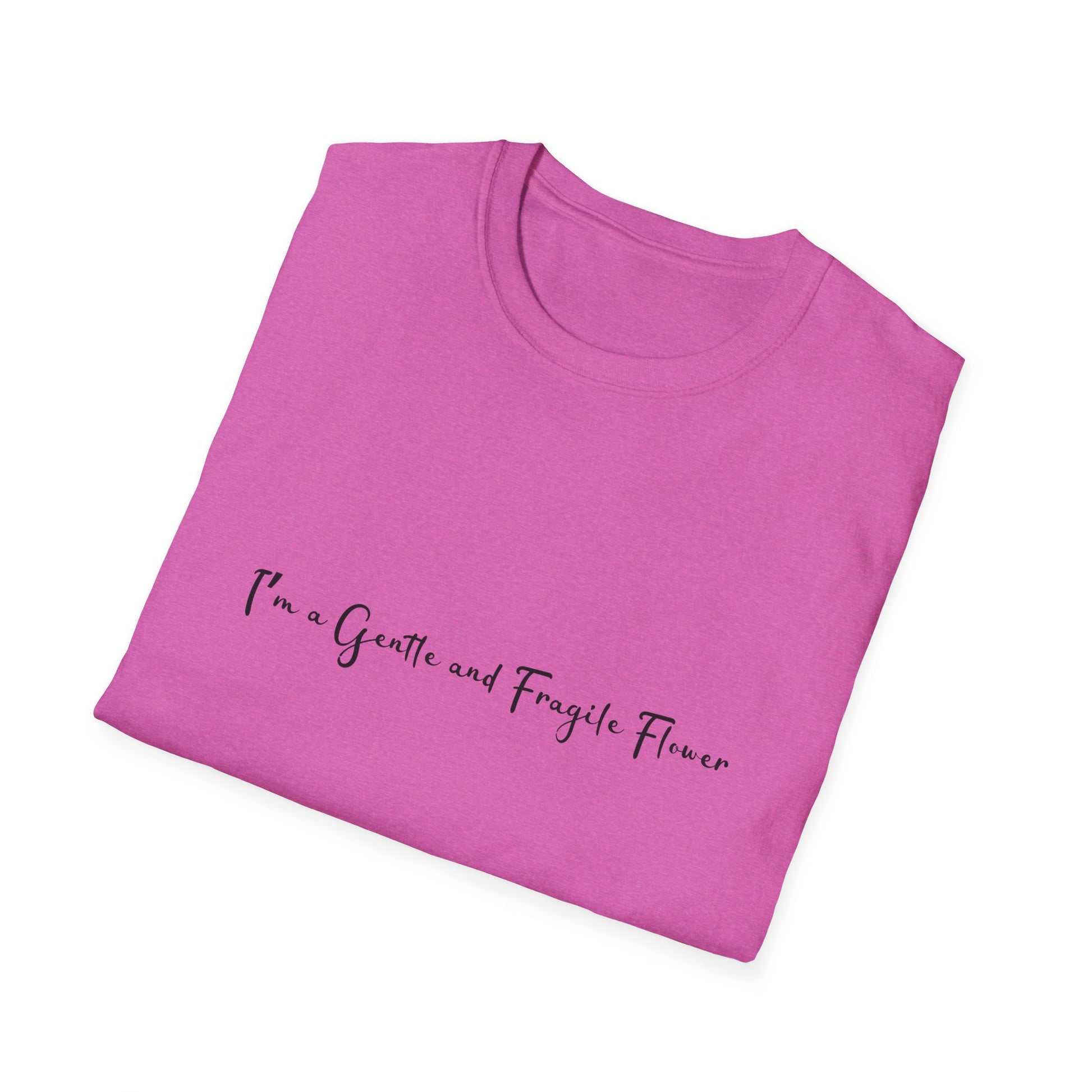 Fragile Flower Womens Relaxed/Plus Tshirt (FP Black Logo) - Sweet Baby Jeez Teez
