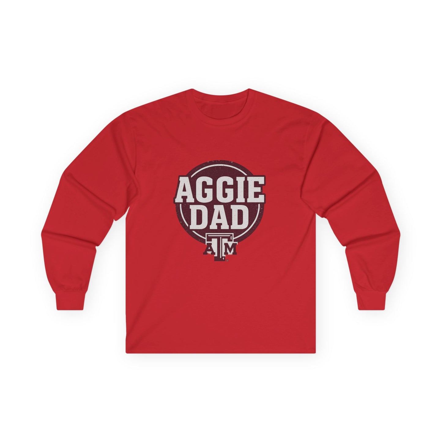 Aggie Dad Texas A&M Men's Long Sleeve Tshirt - Sweet Baby Jeez Teez