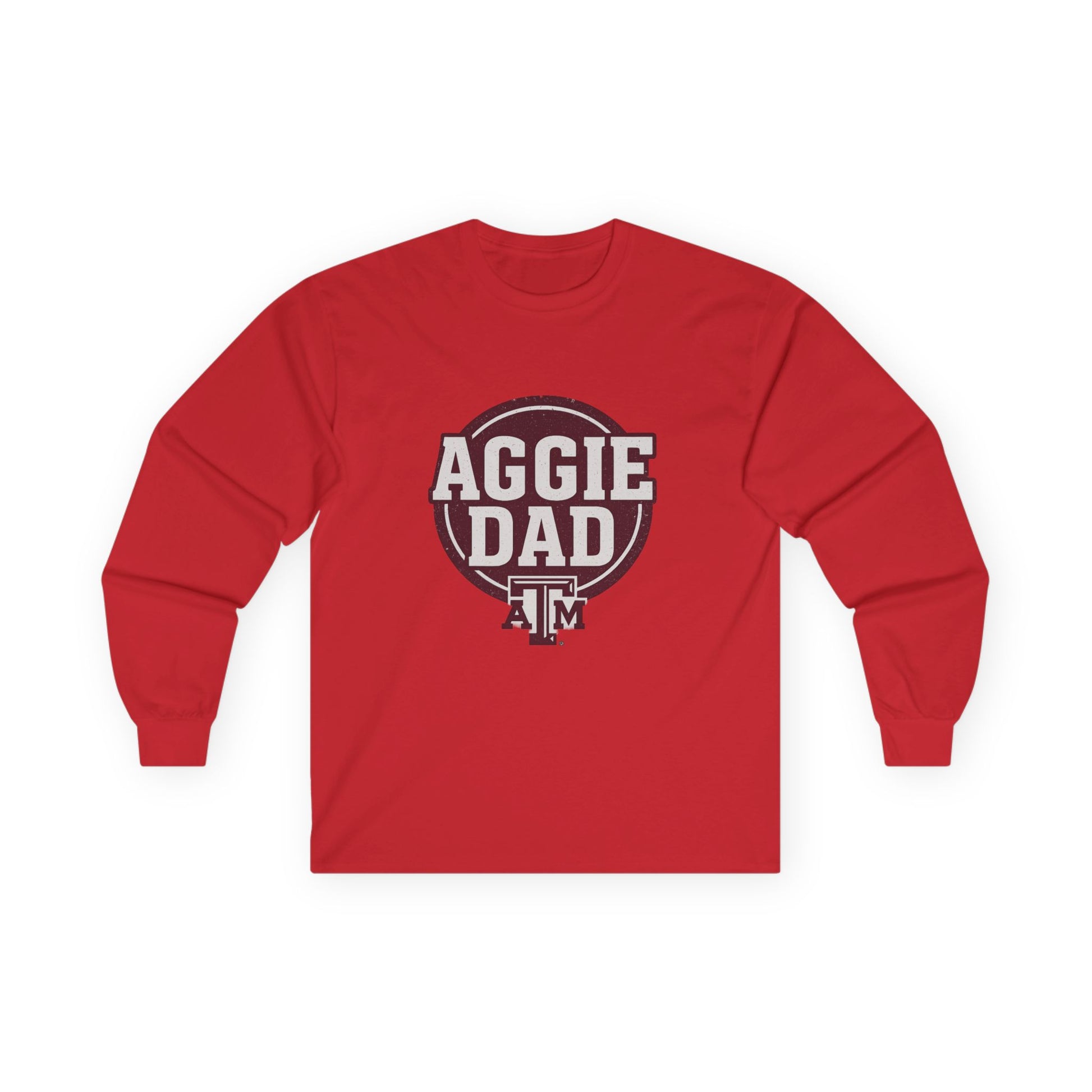 Aggie Dad Texas A&M Men's Long Sleeve Tshirt - Sweet Baby Jeez Teez