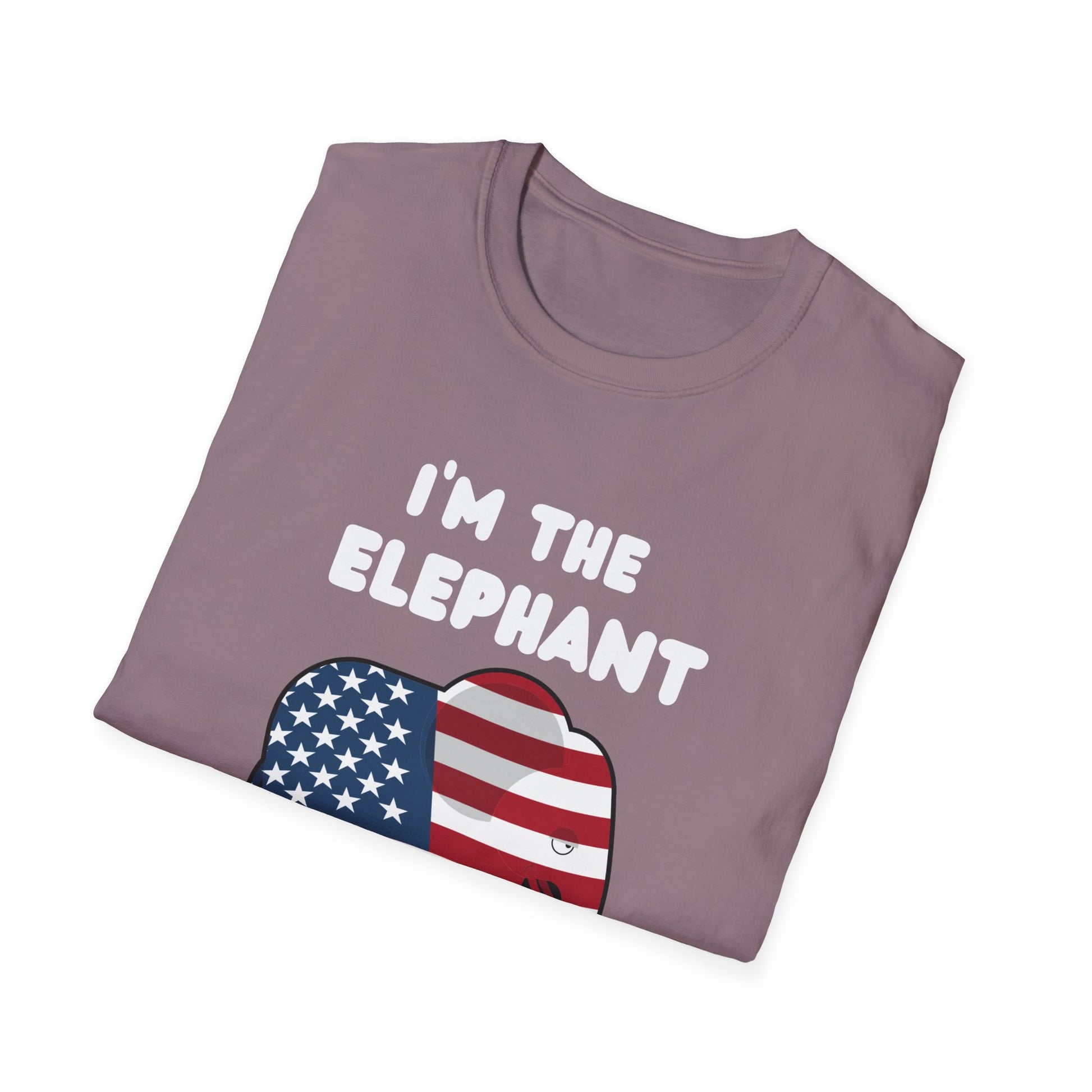 Elephant in Room Cartoon Women's Relaxed/Plus Tshirt (White Logo) - Sweet Baby Jeez Teez