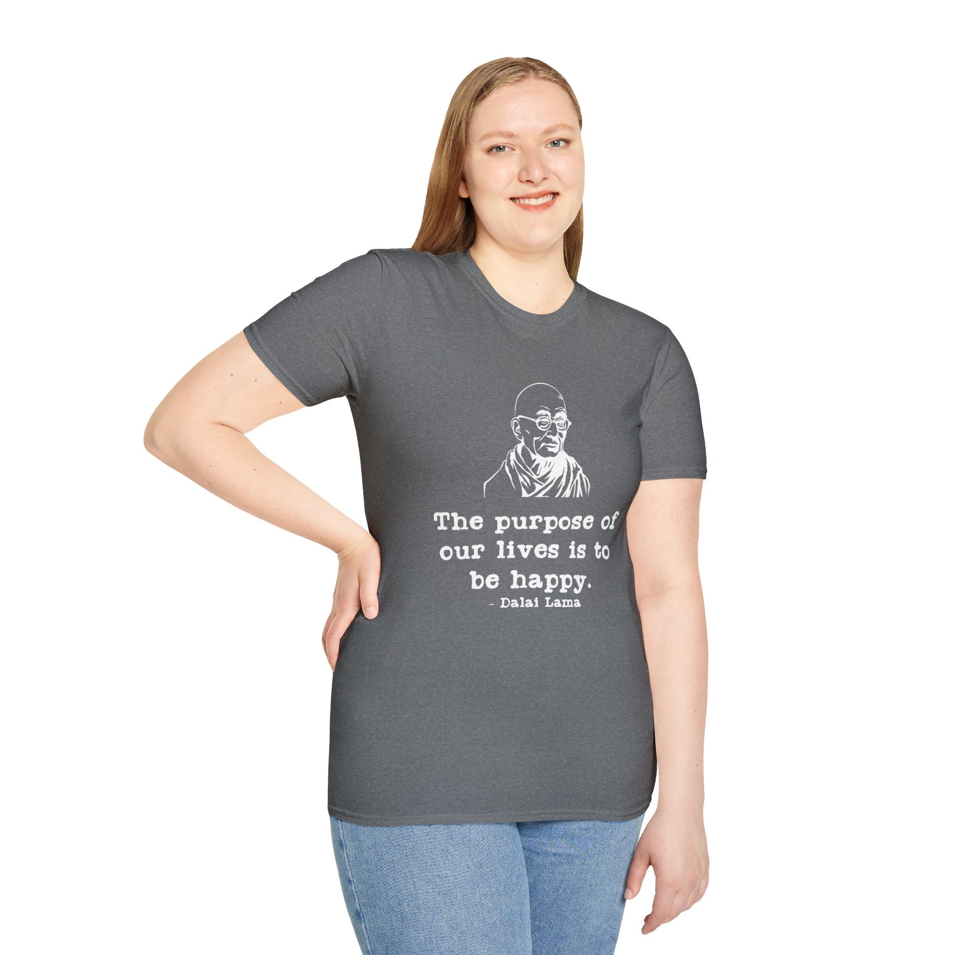 Purpose of Life Womens Relaxed/Plus Fit Tshirt (IW White Logo) - Sweet Baby Jeez Teez