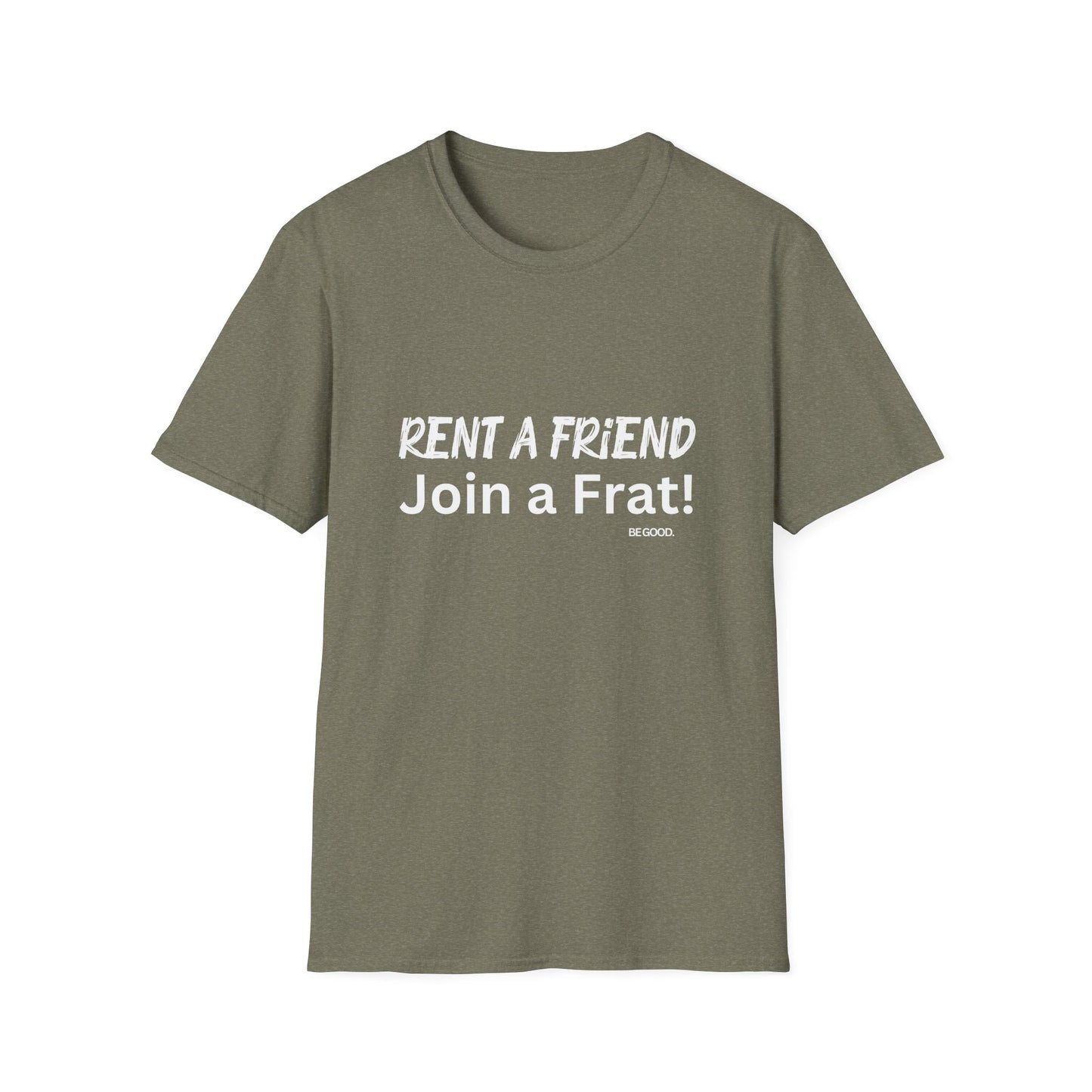 Rent a Friend Men's Tshirt (AGGIE - White Logo) - Sweet Baby Jeez Teez