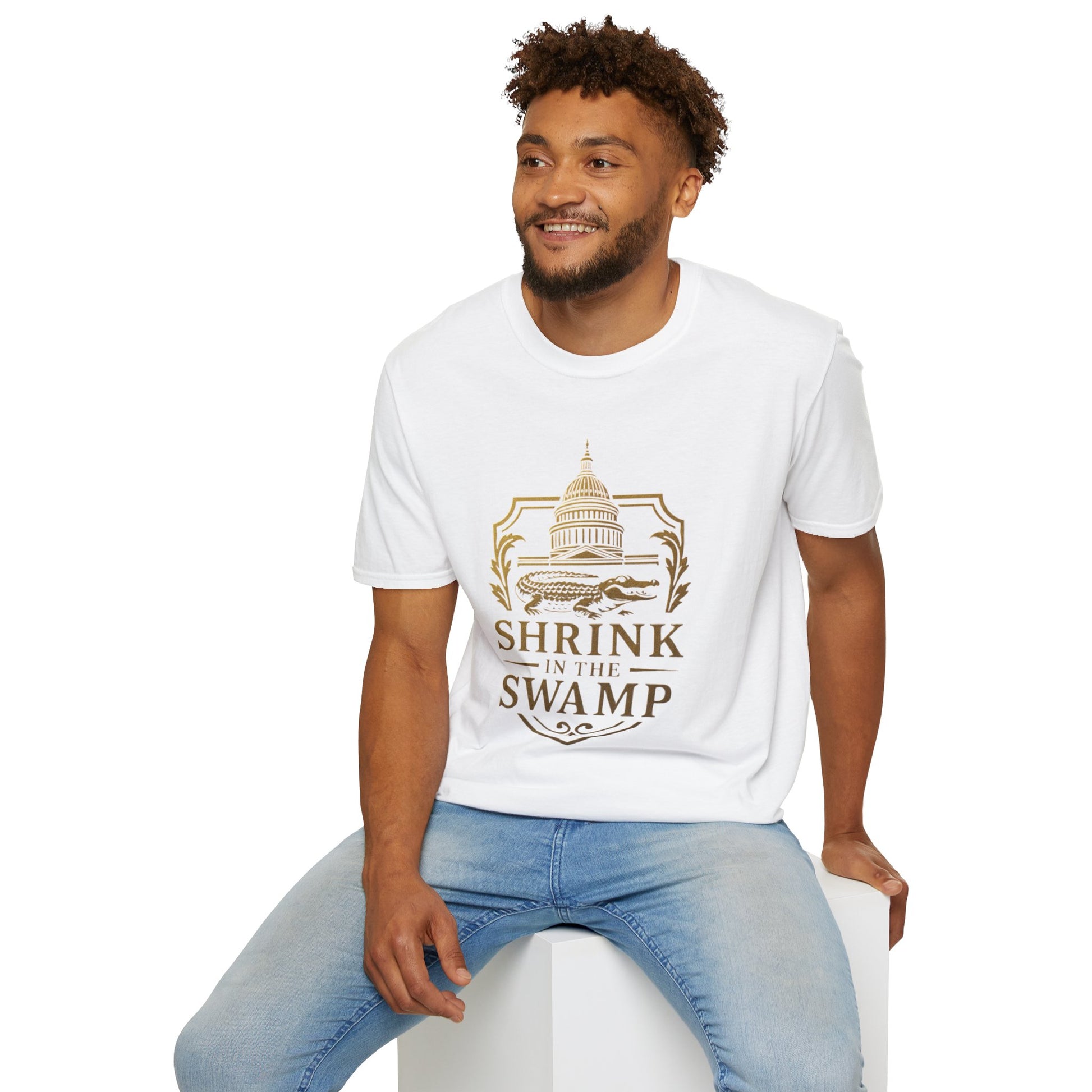 Shrink in the Swamp [TM] Unisex Softstyle T-Shirt - Sweet Baby Jeez Teez