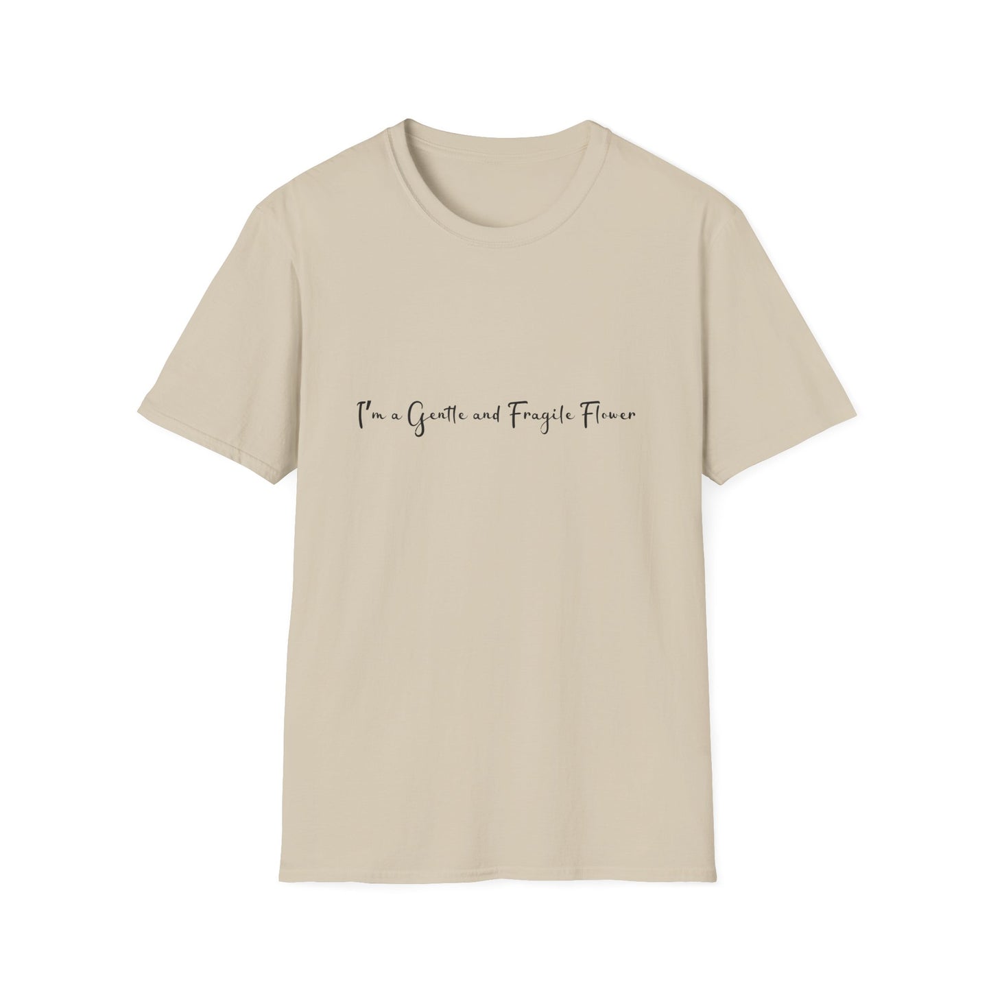 Fragile Flower Womens Relaxed/Plus Tshirt (FP Black Logo) - Sweet Baby Jeez Teez