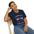 Conservative Mom's Club Women's Plus/Relaxed Tshirt (White Logo)