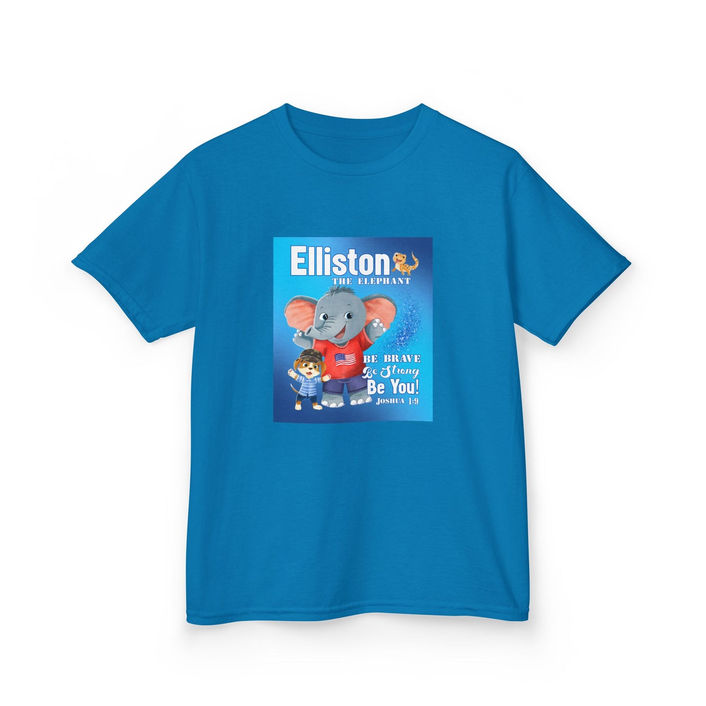 Elliston the Elephant [TM] Kids Tshirt - Be Brave, Be You!