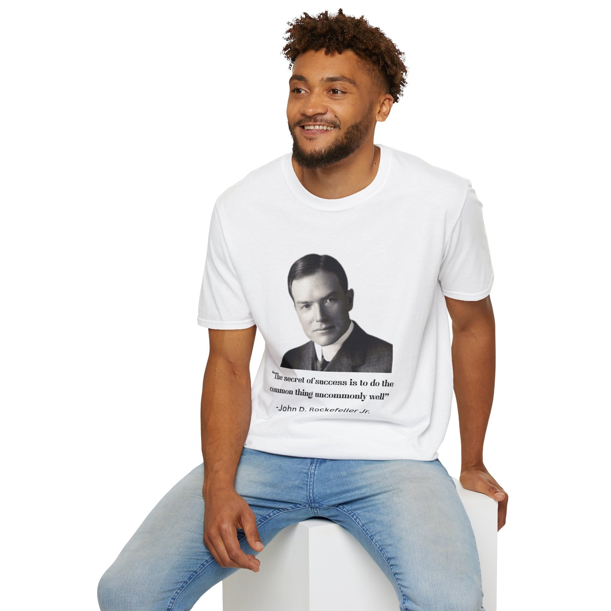 Secret to Success Men's Tshirt (IW - Black Logo) - Sweet Baby Jeez Teez