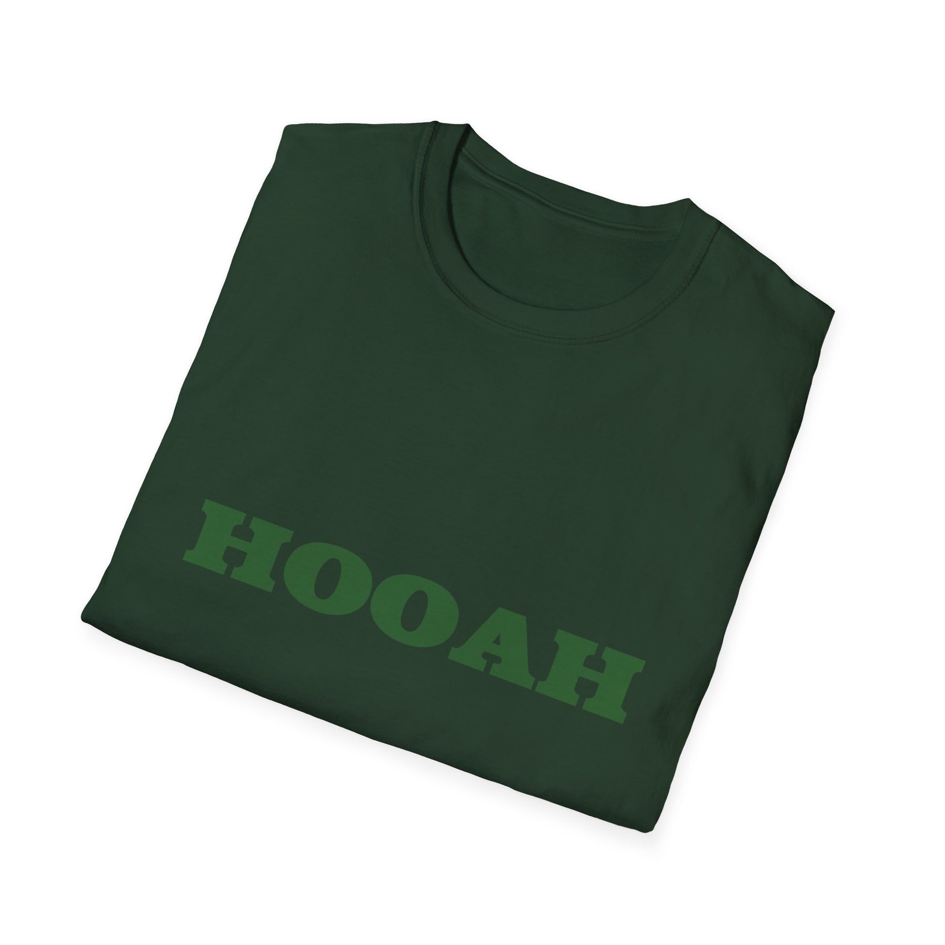 HOOAH (Army) Unisex Tshirt (MM Army Green Logo) - Sweet Baby Jeez Teez
