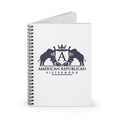 ARS Ruled Spiral Notebook (White with Black Plum Logo)