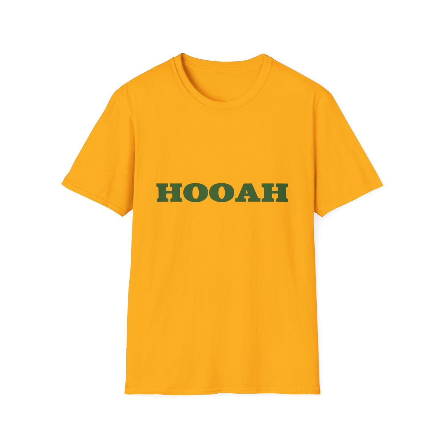 HOOAH (Army) Unisex Tshirt (MM Army Green Logo) - Sweet Baby Jeez Teez