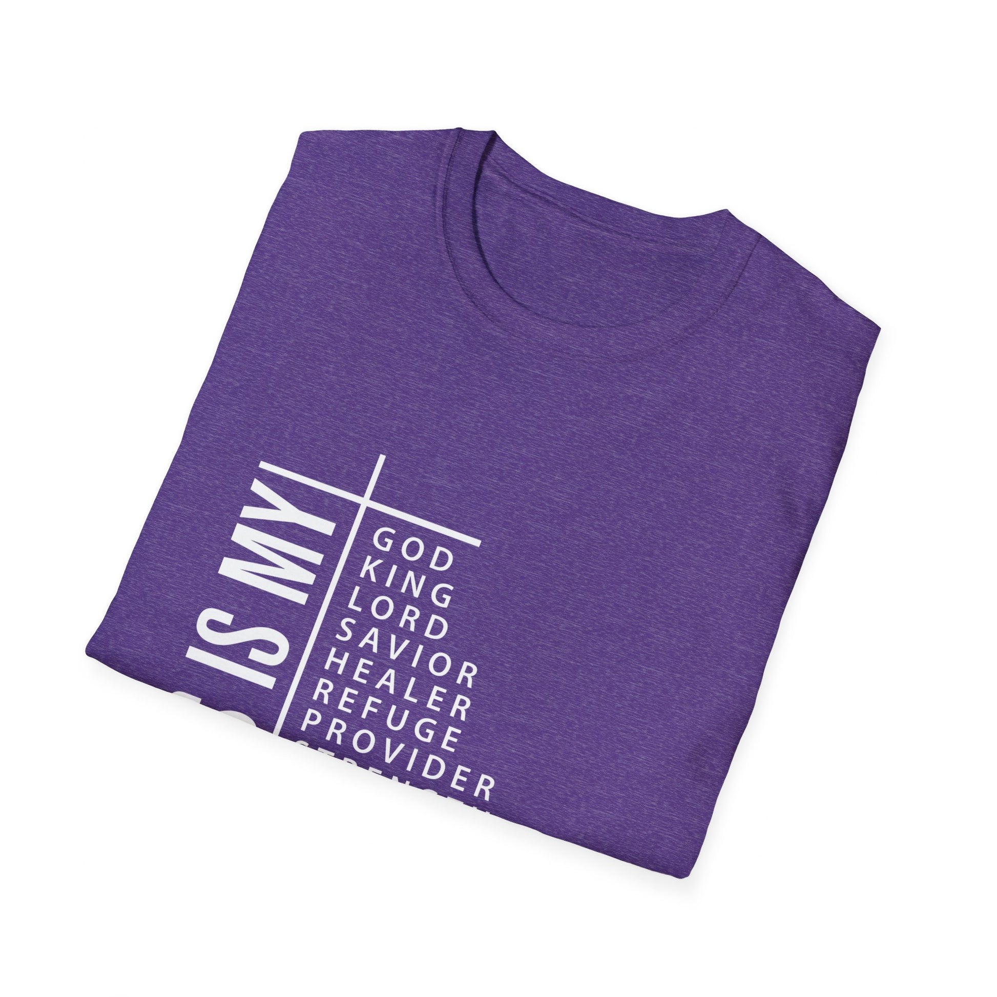 Jesus is My Women's Relaxed/Plus Tshirt (White Logo) - Sweet Baby Jeez Teez