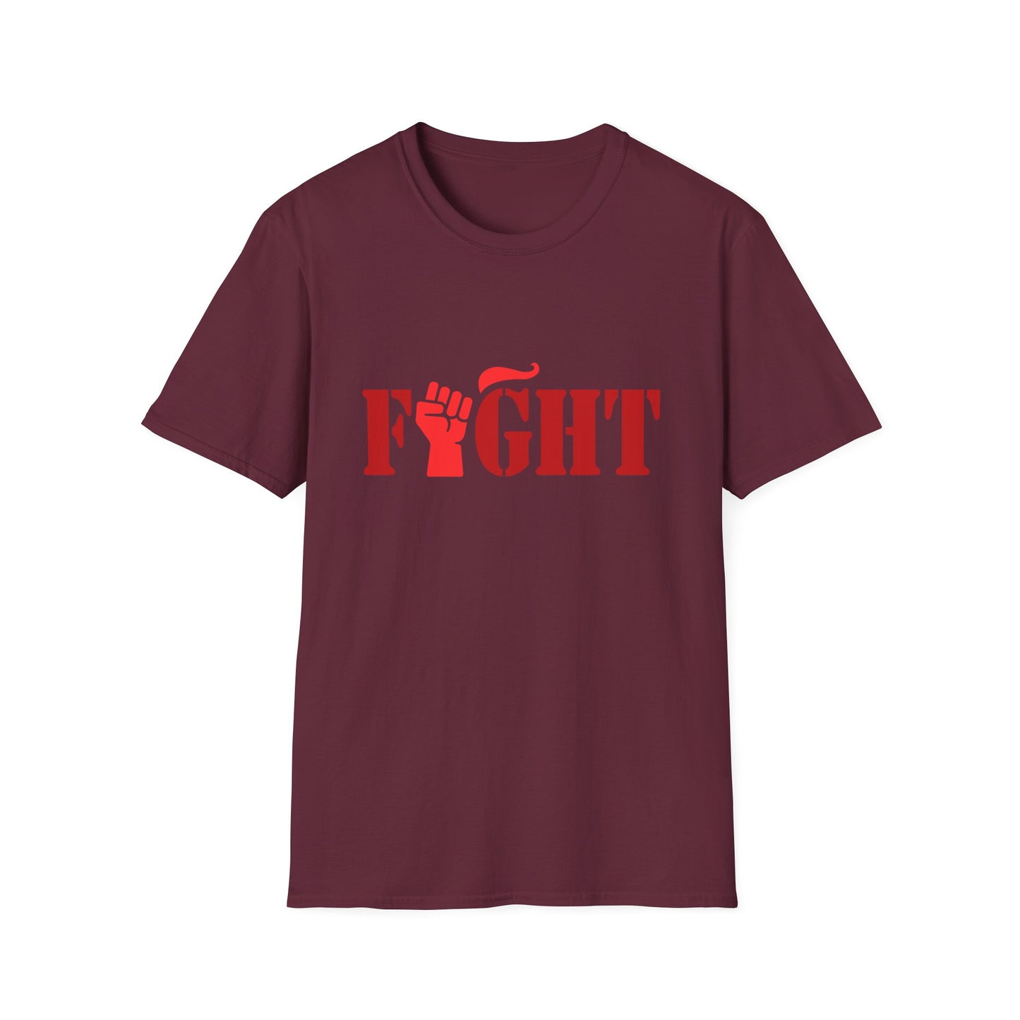 Fight Women's Relaxed/Plus Tshirt (Red Fist Logo) - Sweet Baby Jeez Teez