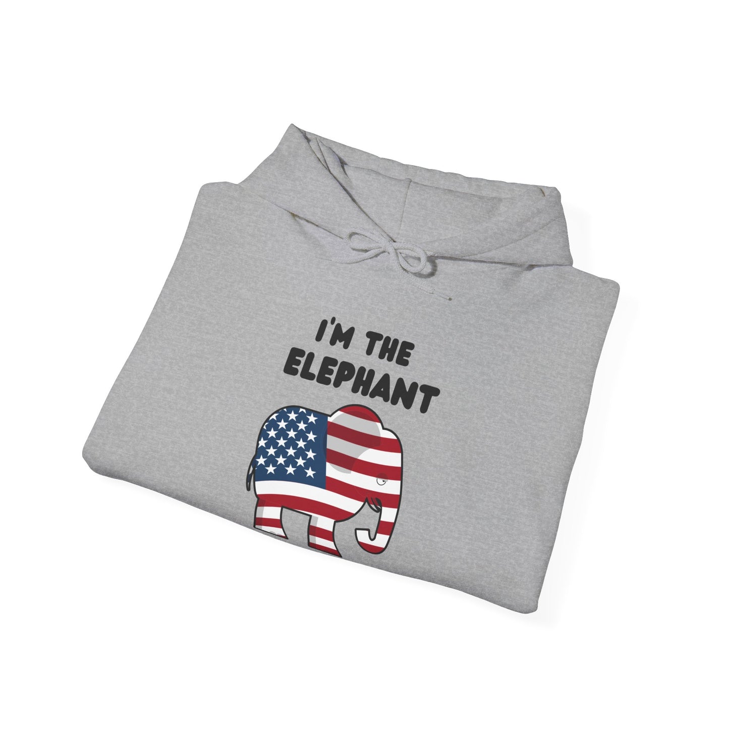 Elephant in the Room Women's Hoodie S-5XL (Black Logo) - Sweet Baby Jeez Teez
