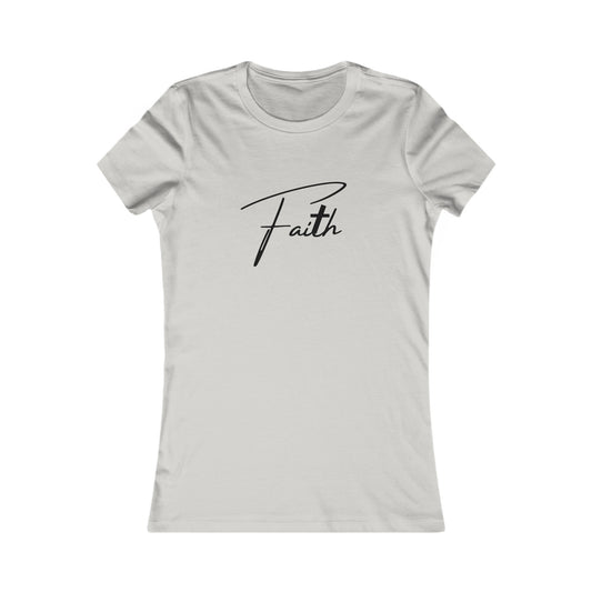 Cross-ed T Faith Women's Tshirt (Black Logo) - Sweet Baby Jeez Teez
