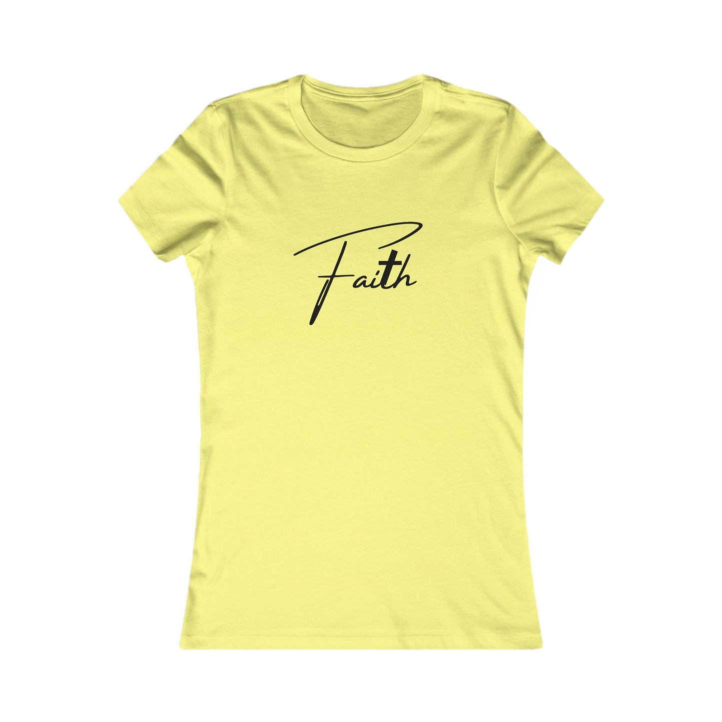 Cross-ed T Faith Women's Tshirt (Black Logo) - Sweet Baby Jeez Teez