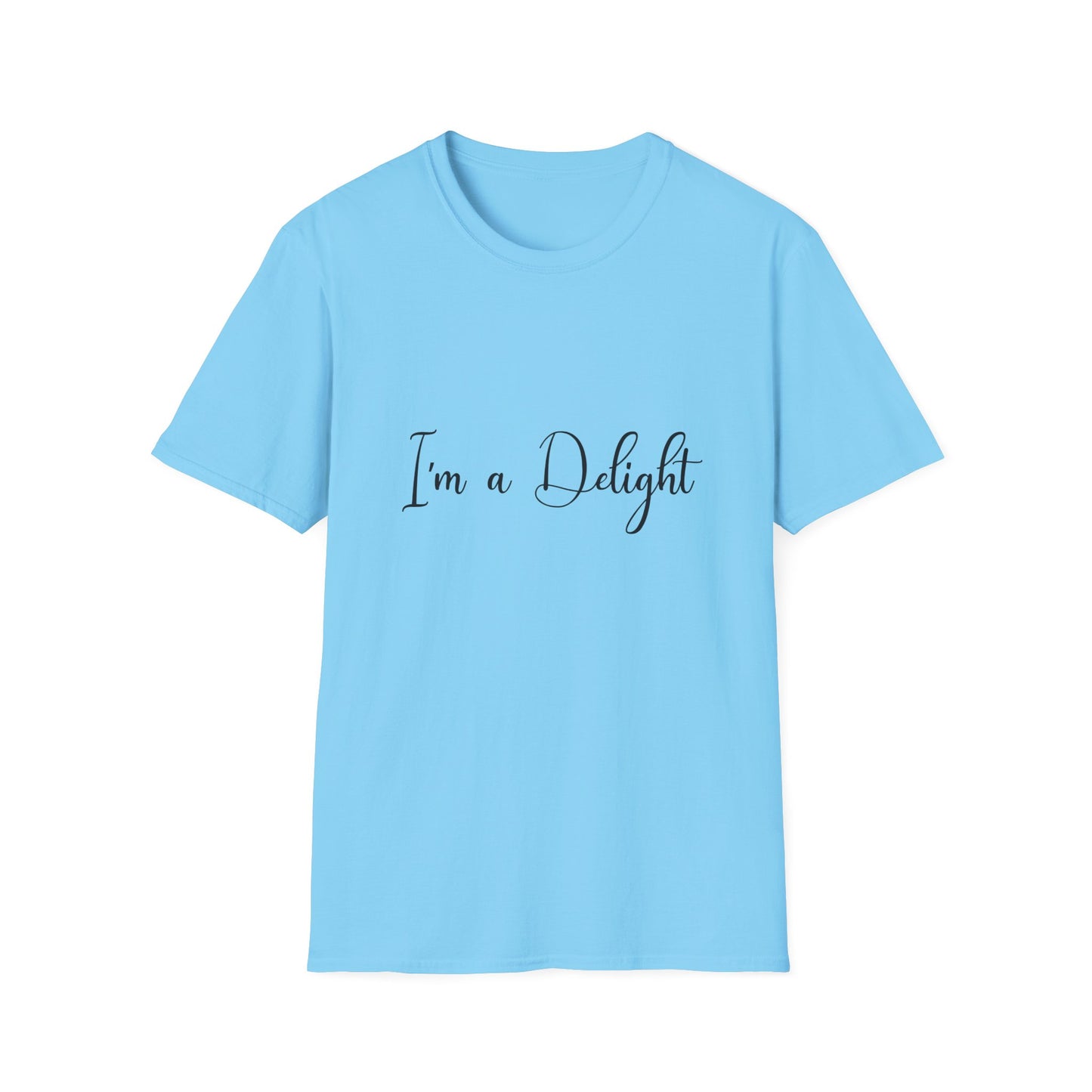 I'm a Delight Womens Relaxed/Plus Tshirt (FP Black Logo) - Sweet Baby Jeez Teez