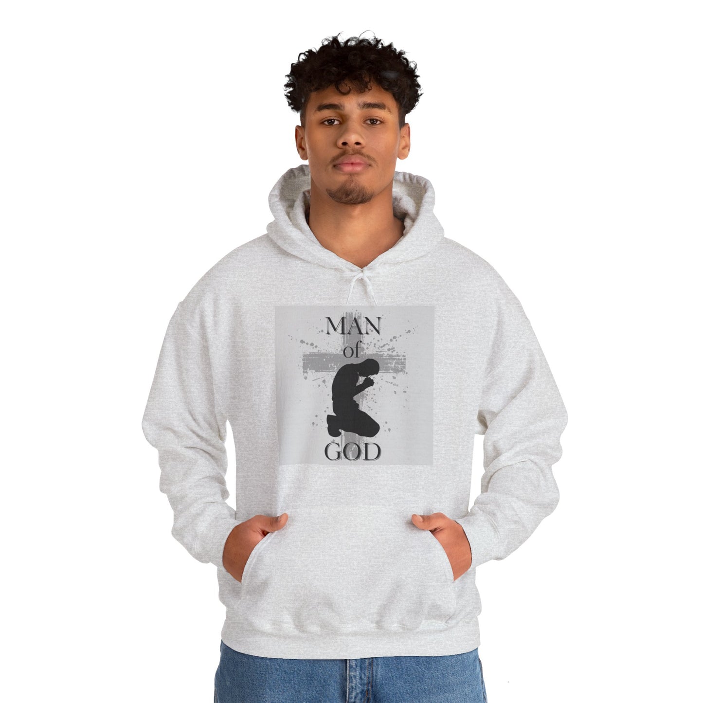 Man of God Men's Hoodie - Sweet Baby Jeez Teez