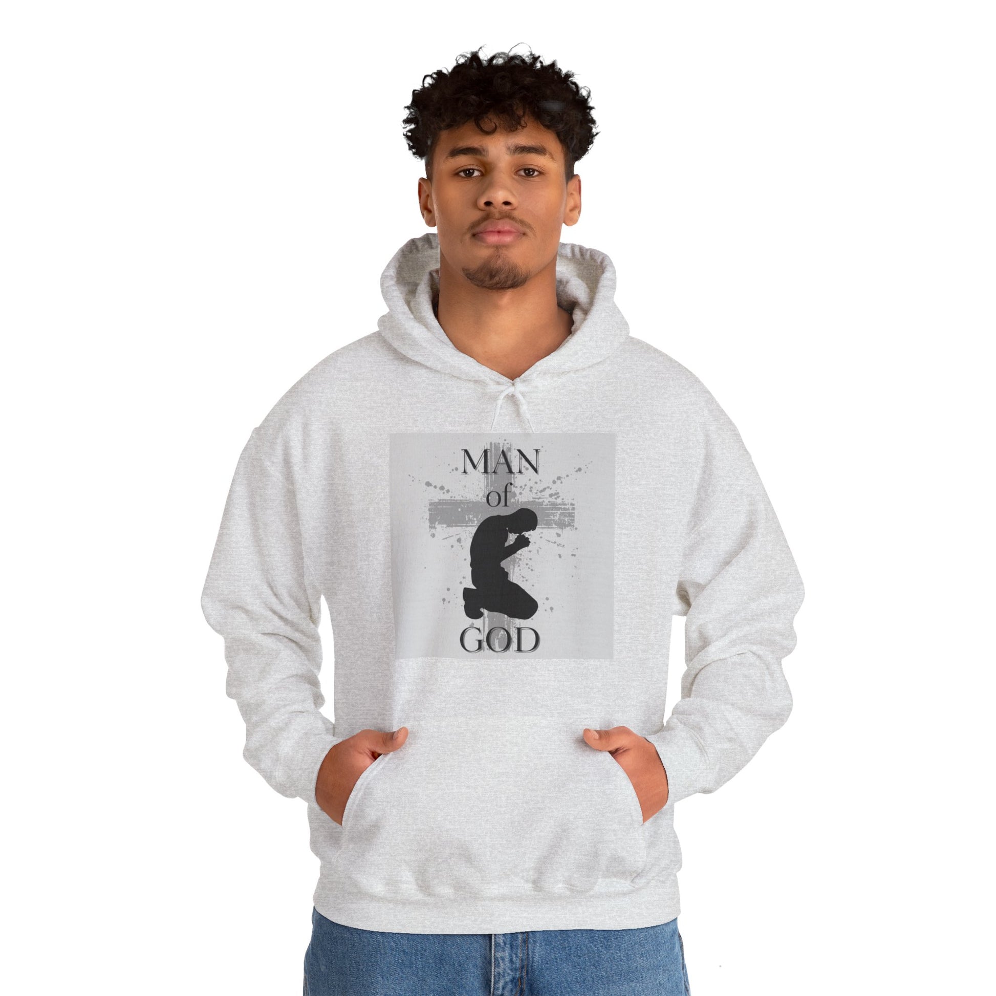 Man of God Men's Hoodie - Sweet Baby Jeez Teez
