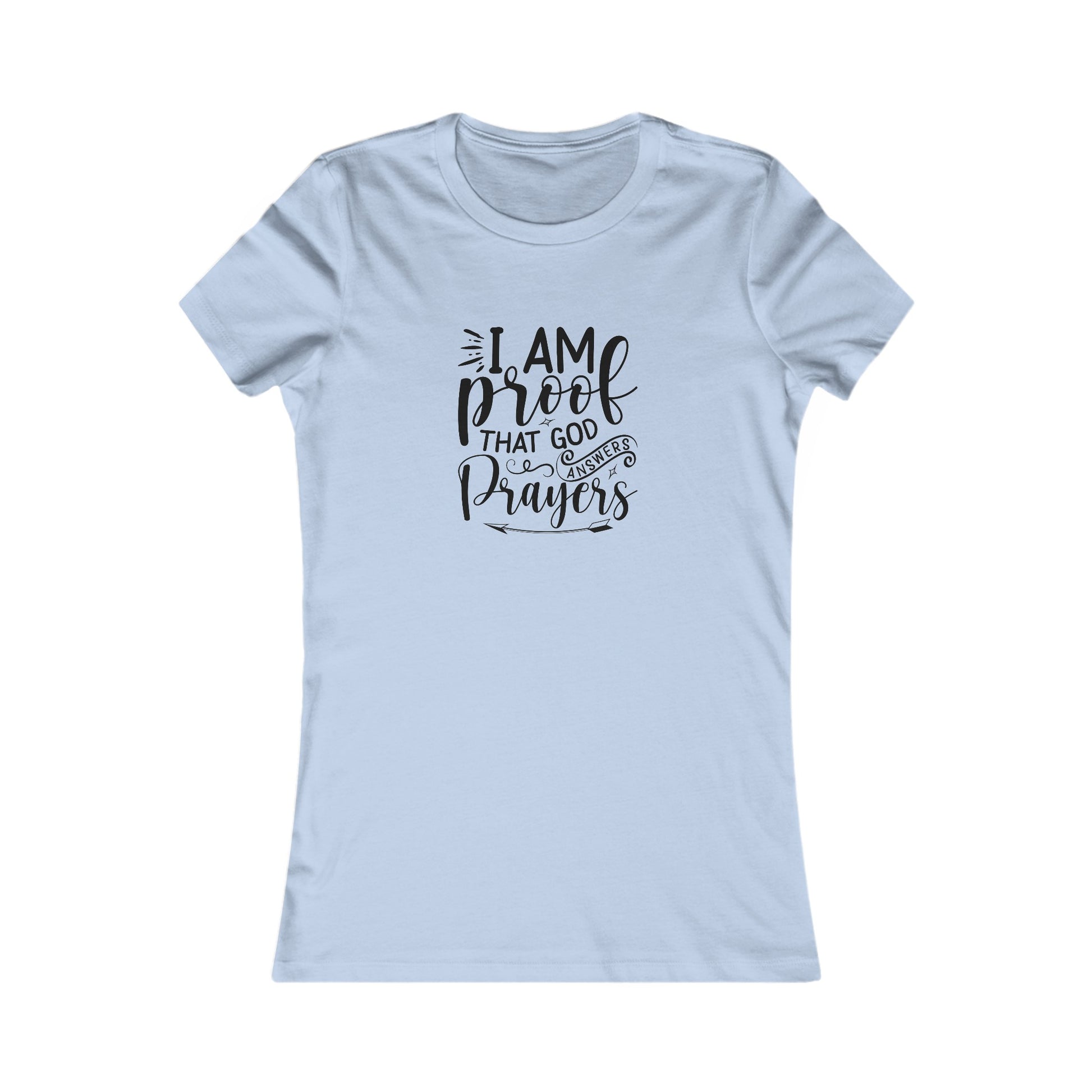 I Am Proof Women's Fitted Tshirt (Black Logo) - Sweet Baby Jeez Teez