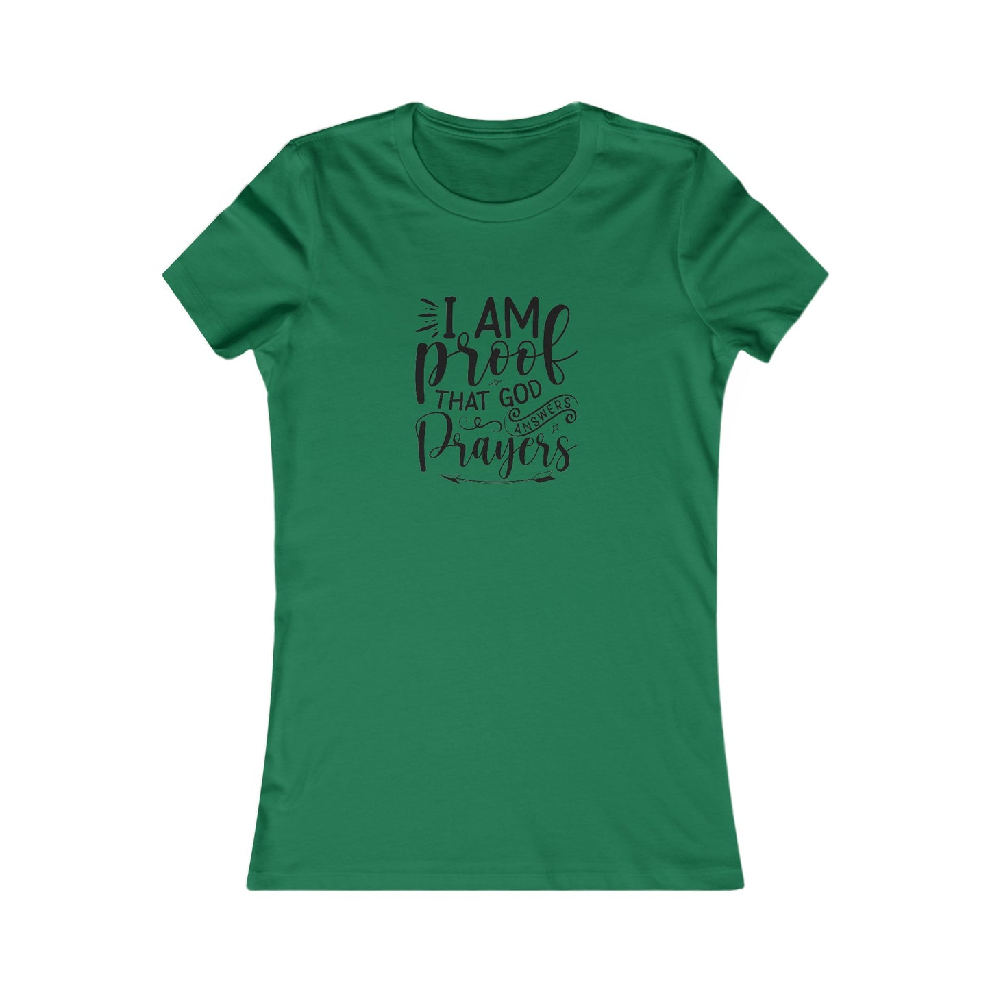 I Am Proof Women's Fitted Tshirt (Black Logo) - Sweet Baby Jeez Teez