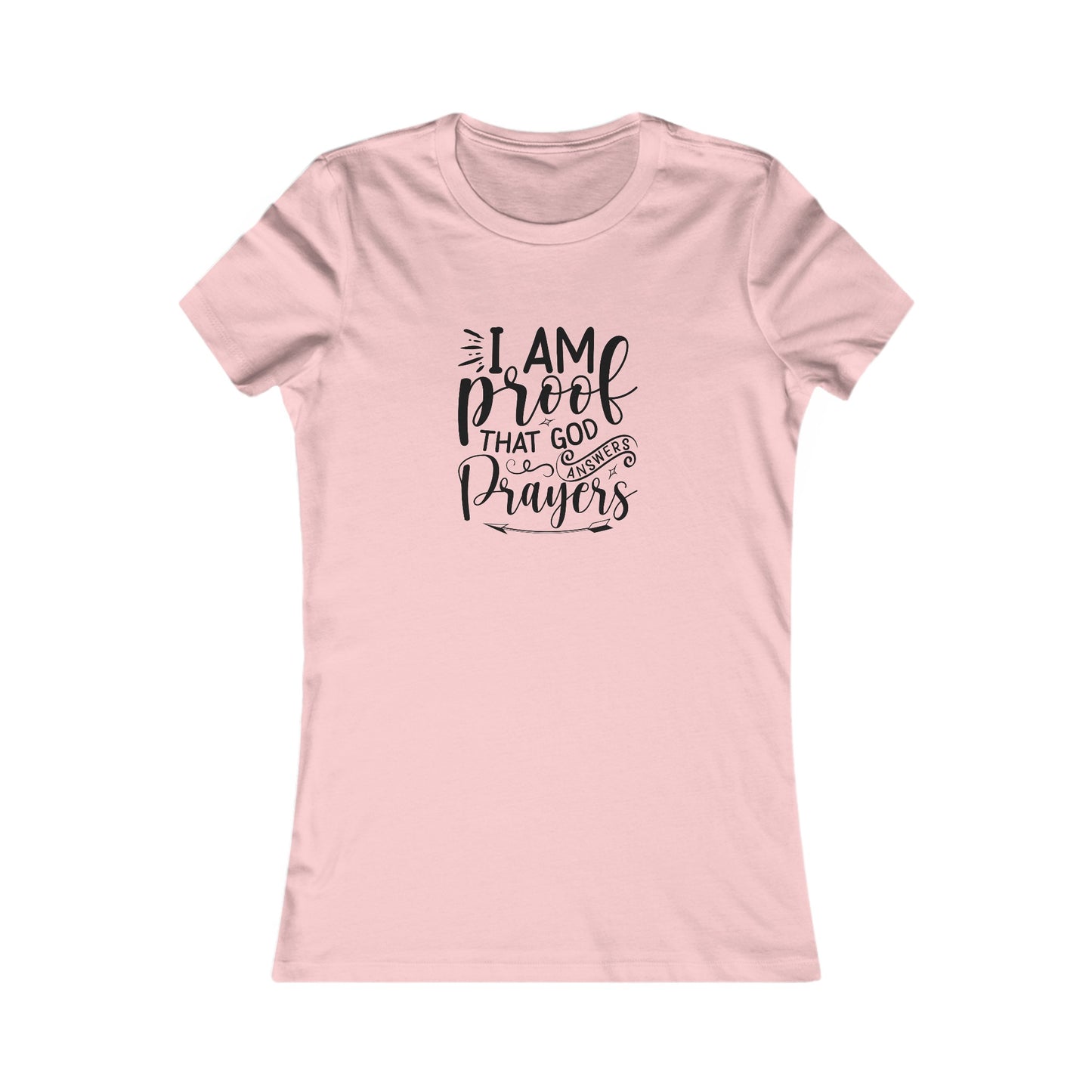I Am Proof Women's Fitted Tshirt (Black Logo) - Sweet Baby Jeez Teez