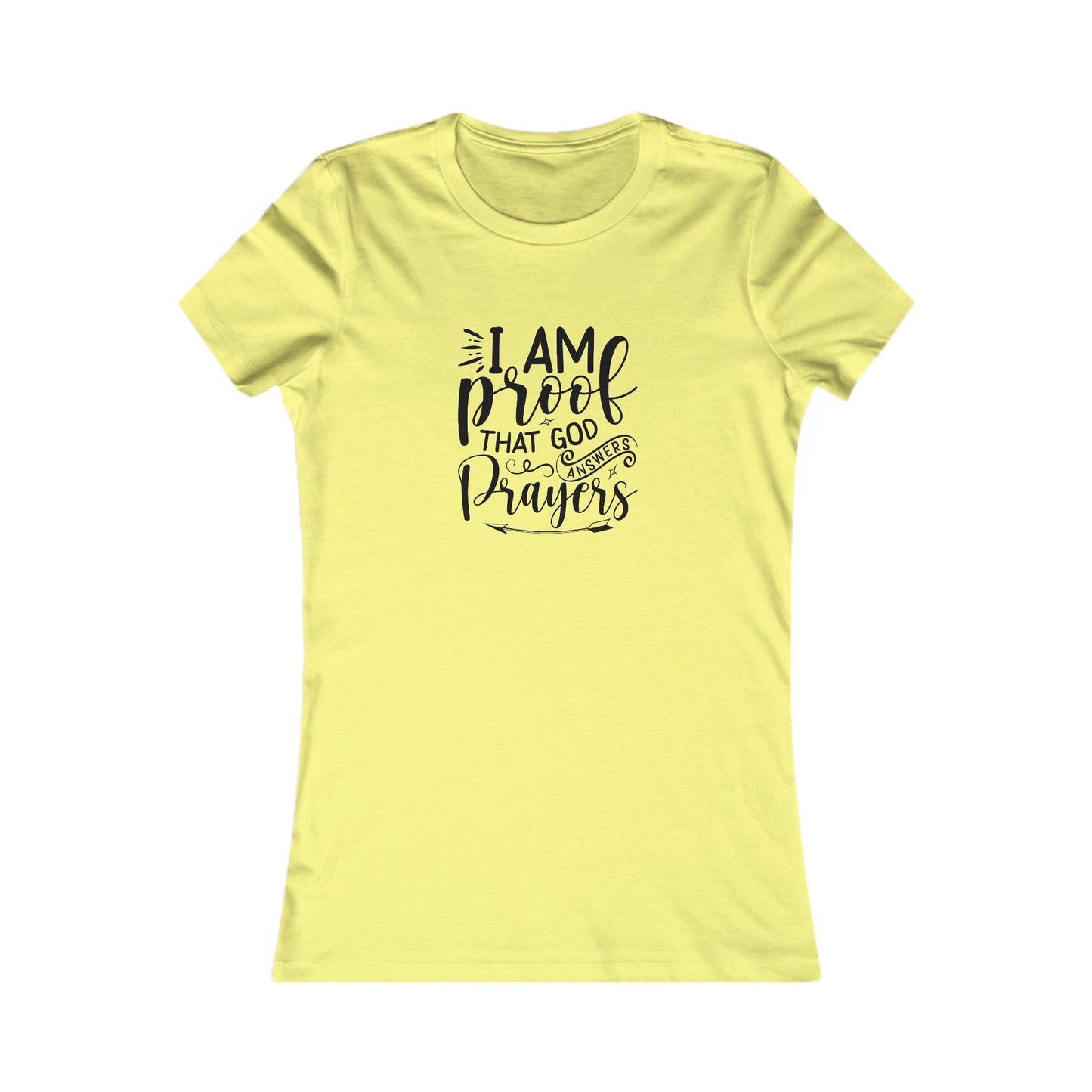 I Am Proof Women's Fitted Tshirt (Black Logo) - Sweet Baby Jeez Teez