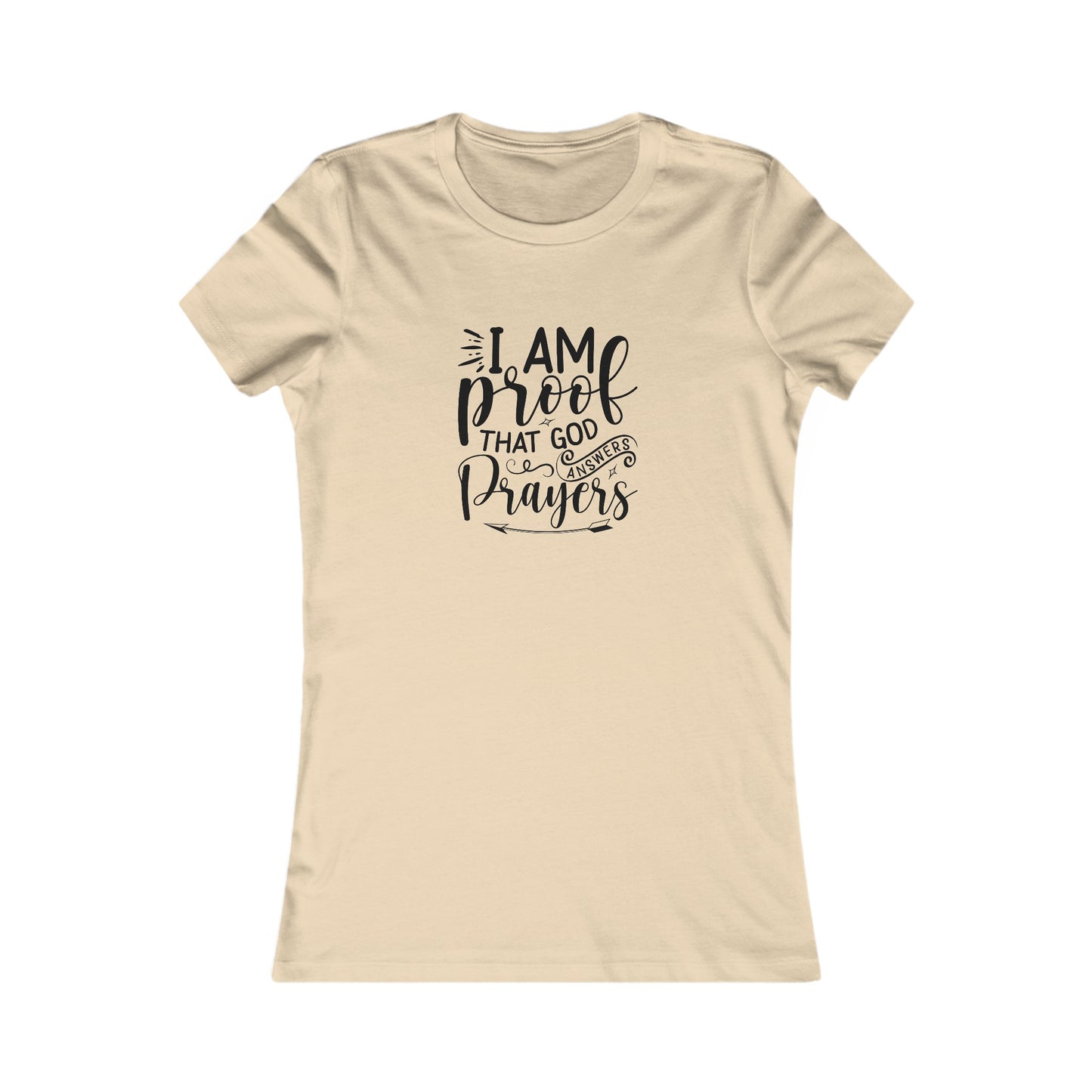 I Am Proof Women's Fitted Tshirt (Black Logo) - Sweet Baby Jeez Teez