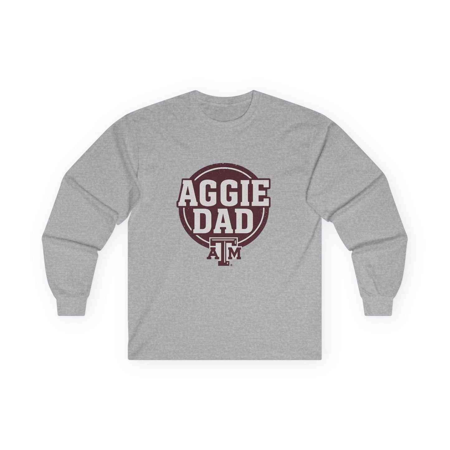 Aggie Dad Texas A&M Men's Long Sleeve Tshirt - Sweet Baby Jeez Teez