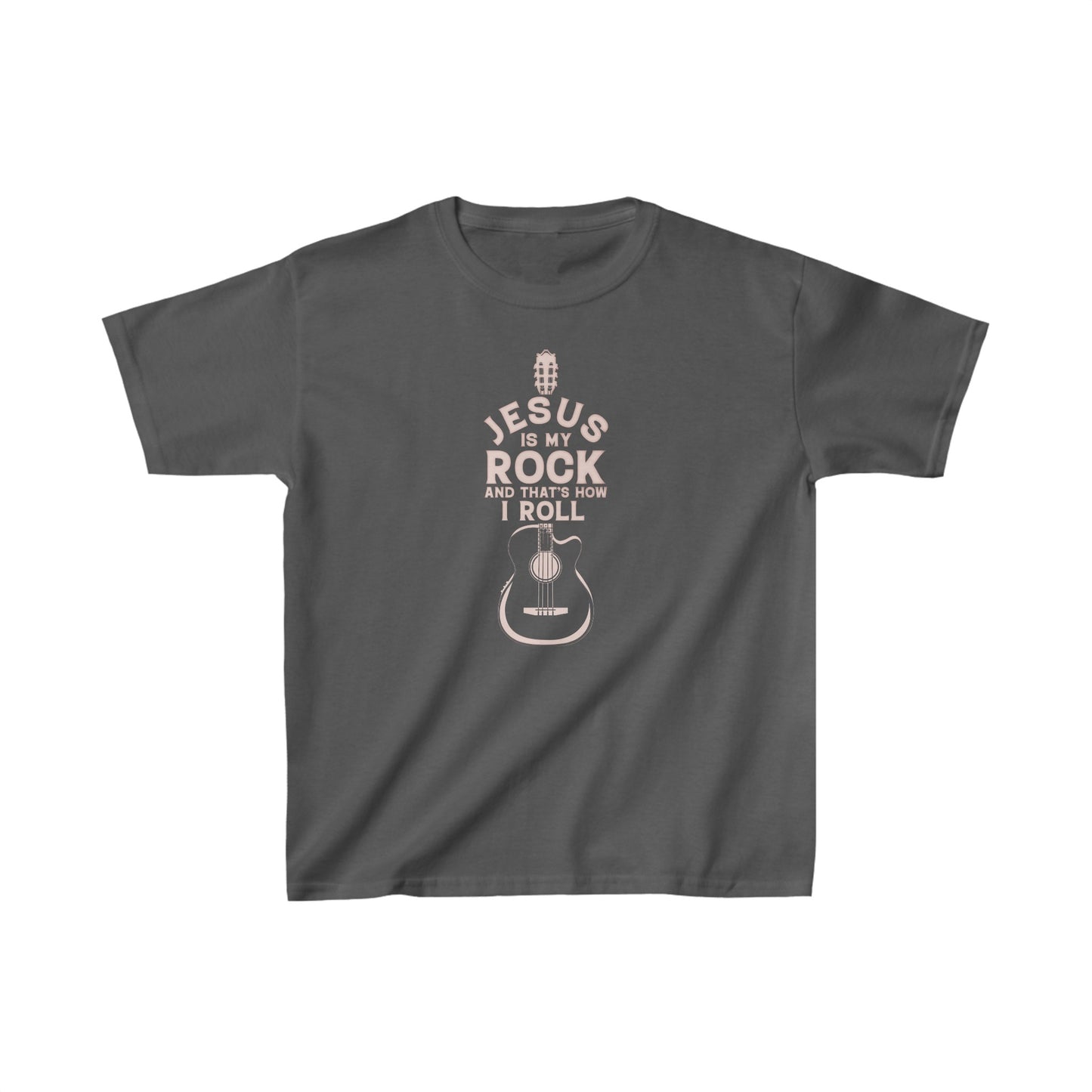Jesus is My Rock Girls Tshirt  (Peachy  Logo) - Sweet Baby Jeez Teez