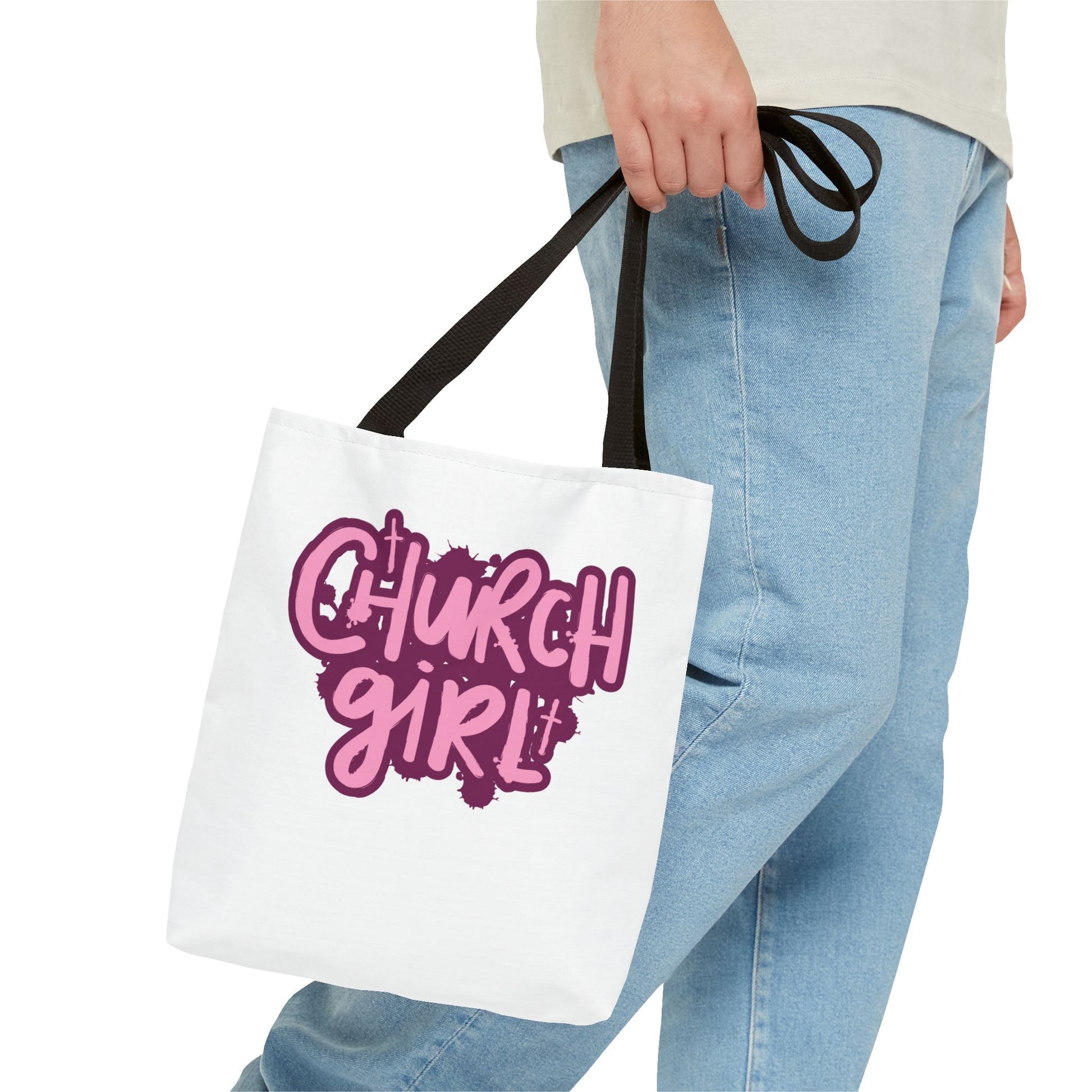 Tote Bag (AOP) - Sweet Baby Jeez Teez