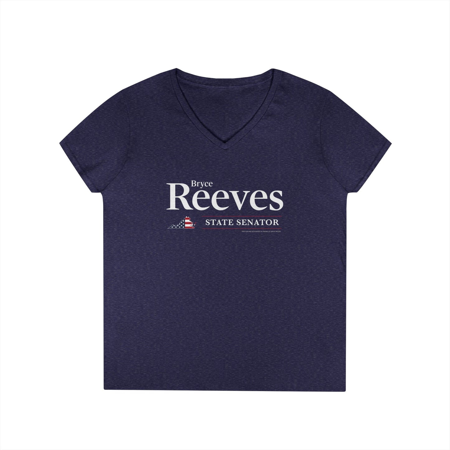 Bryce Reeves Logo Women's V-Neck T-Shirt - Sweet Baby Jeez Teez
