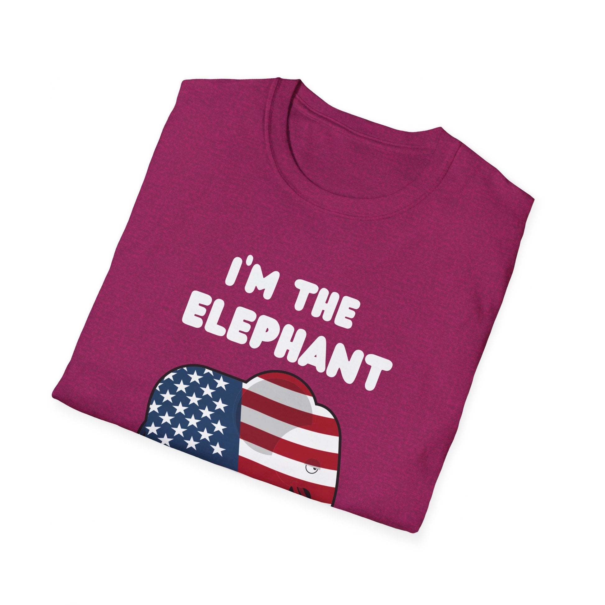 Elephant in Room Cartoon Women's Relaxed/Plus Tshirt (White Logo) - Sweet Baby Jeez Teez