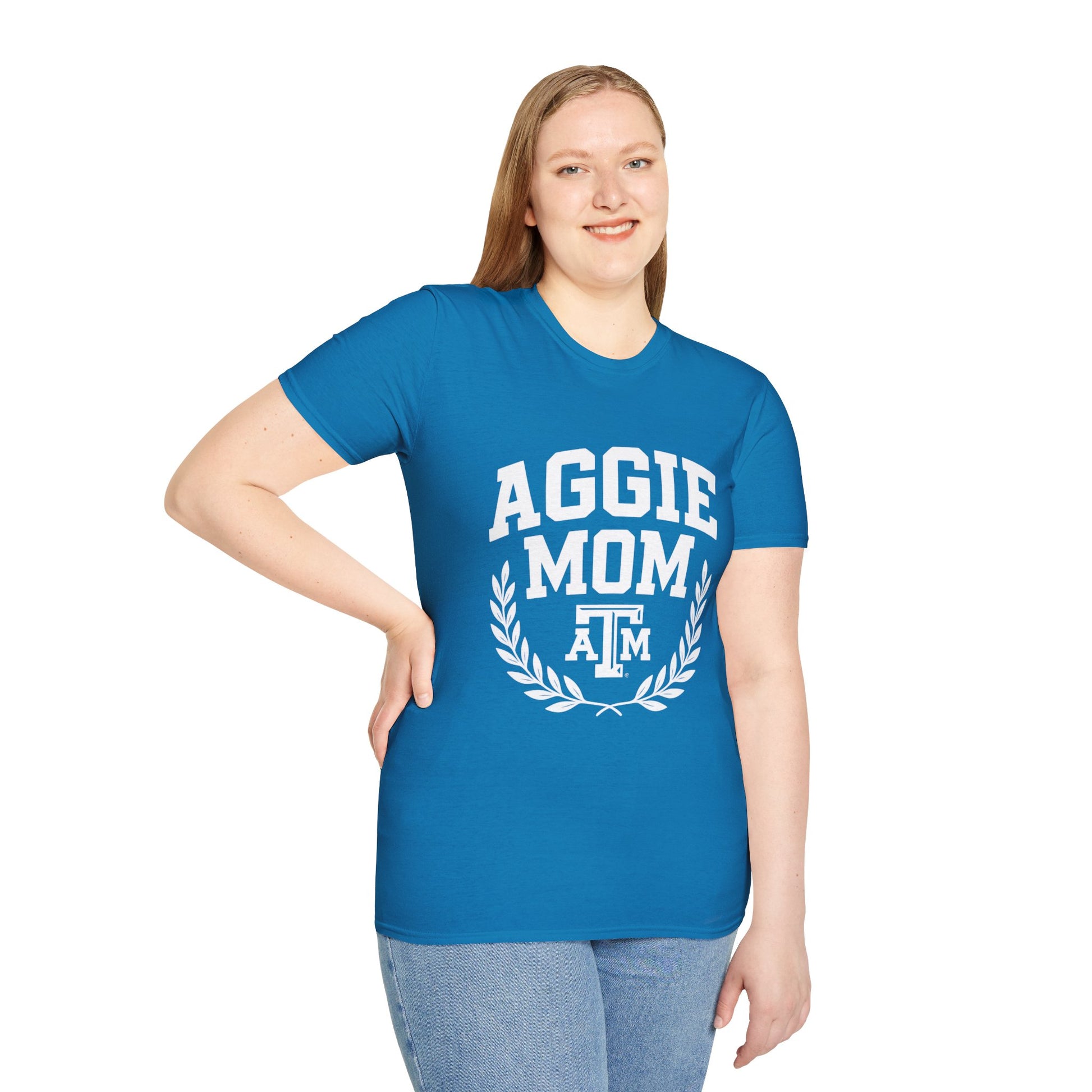 Aggie Mom Texas A&M Women's Relaxed T-shirt - Sweet Baby Jeez Teez