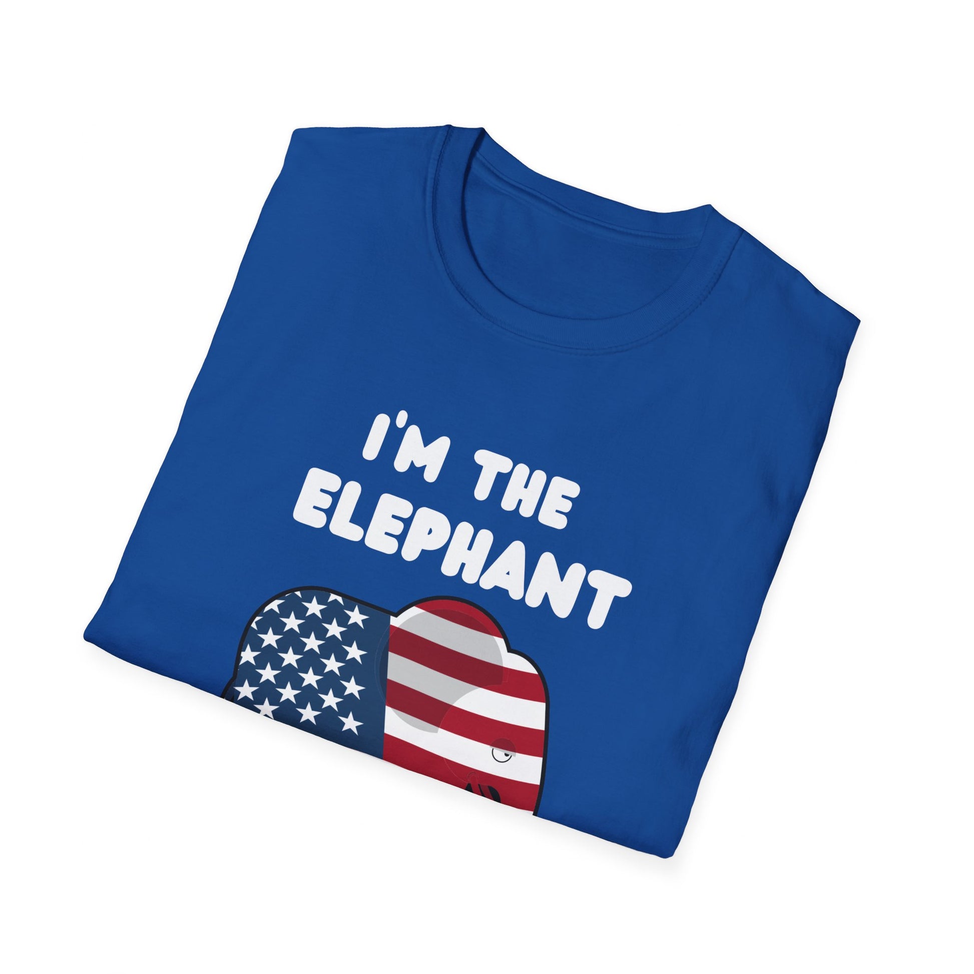 Elephant in Room Cartoon Women's Relaxed/Plus Tshirt (White Logo) - Sweet Baby Jeez Teez