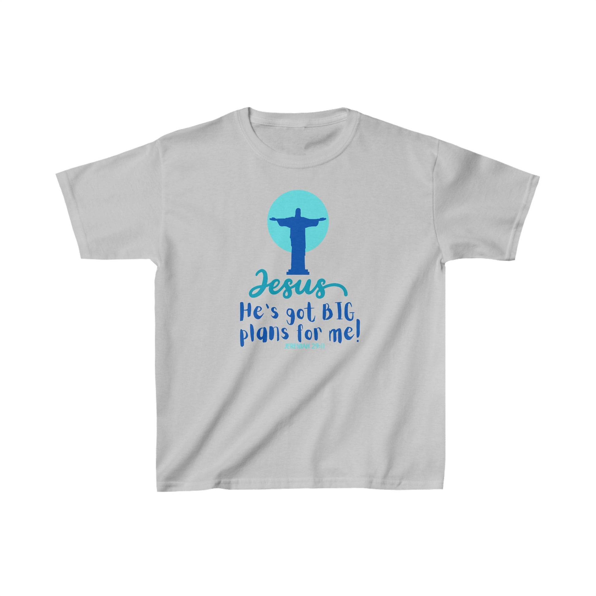 Big Plans Boy's Tshirt (Blue/Teal Logo) - Sweet Baby Jeez Teez
