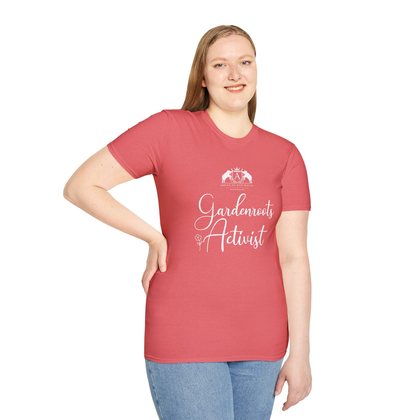 Gardenroots Activist Women's Relaxed/Plus Tshirt (ARS - Script Logo) - Sweet Baby Jeez Teez